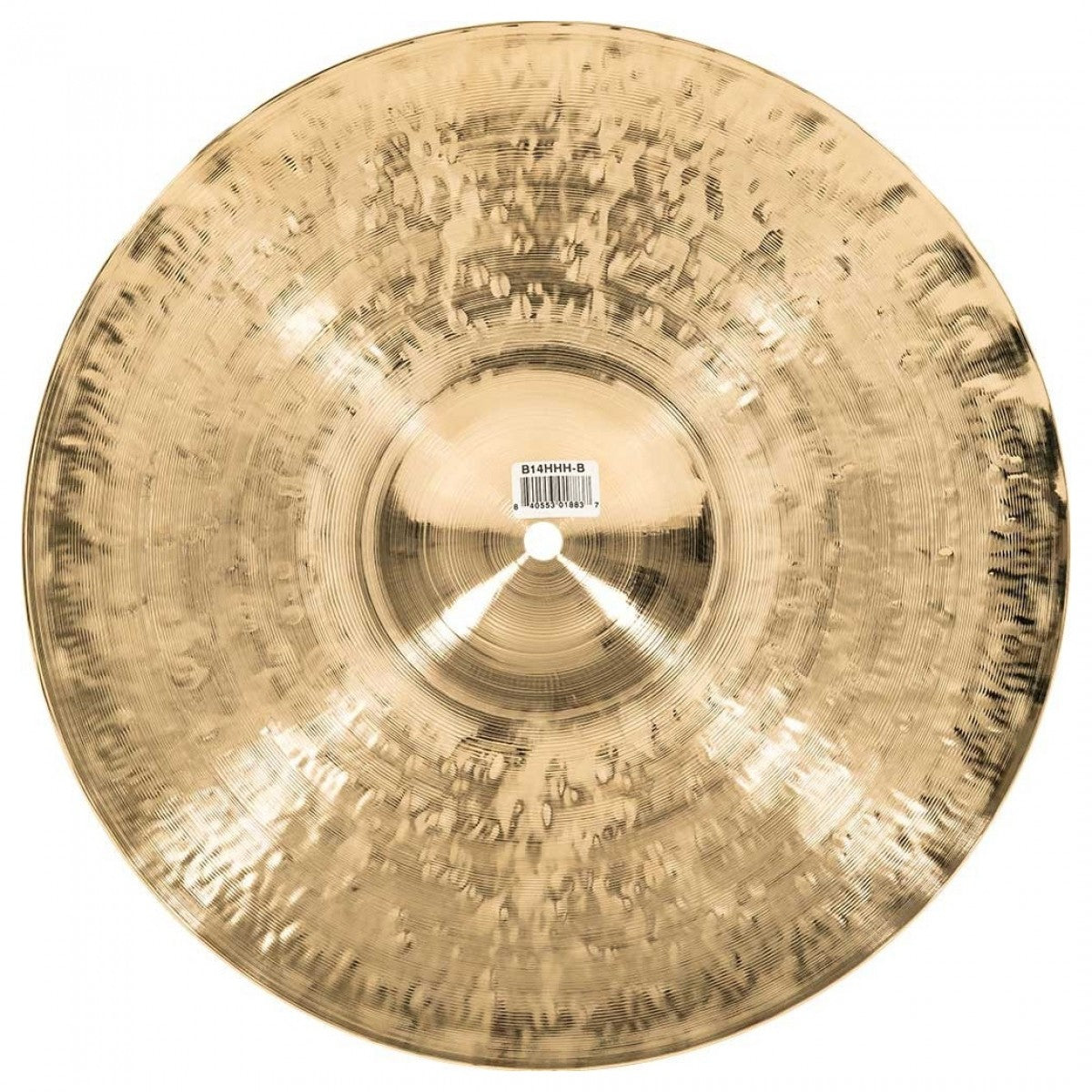 Cymbal Meinl Byzance Brilliant 14" Heavy Hammered Hihat - B14HHH-B - Việt Music