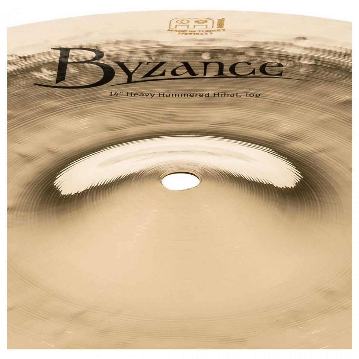 Cymbal Meinl Byzance Brilliant 14" Heavy Hammered Hihat - B14HHH-B - Việt Music