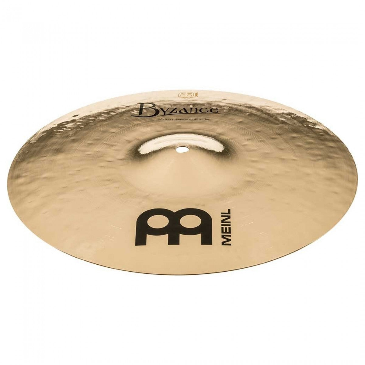 Cymbal Meinl Byzance Brilliant 14" Heavy Hammered Hihat - B14HHH-B - Việt Music