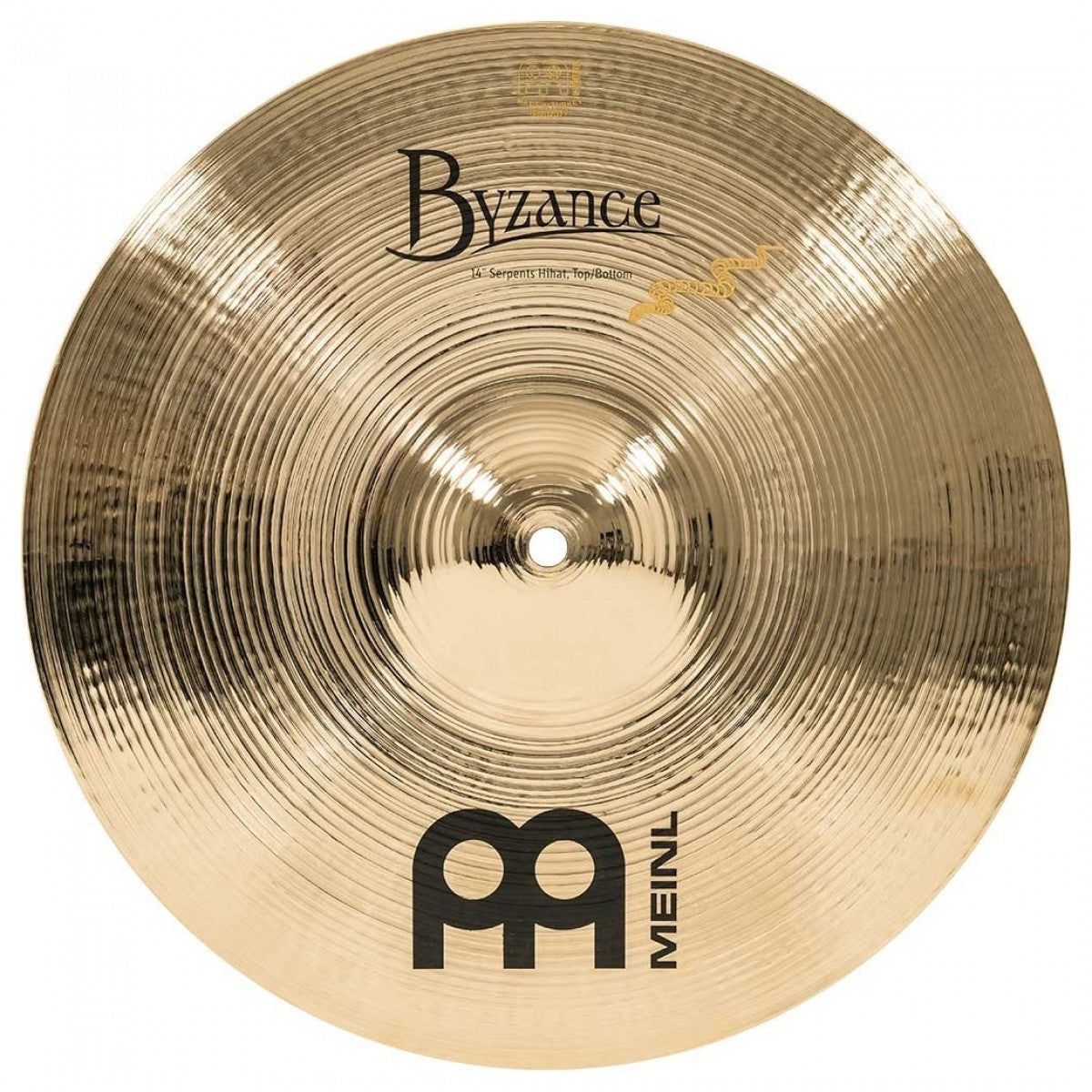 Cymbal Meinl Byzance Brilliant 14" Serpents Hihat - B14SH-B - Việt Music