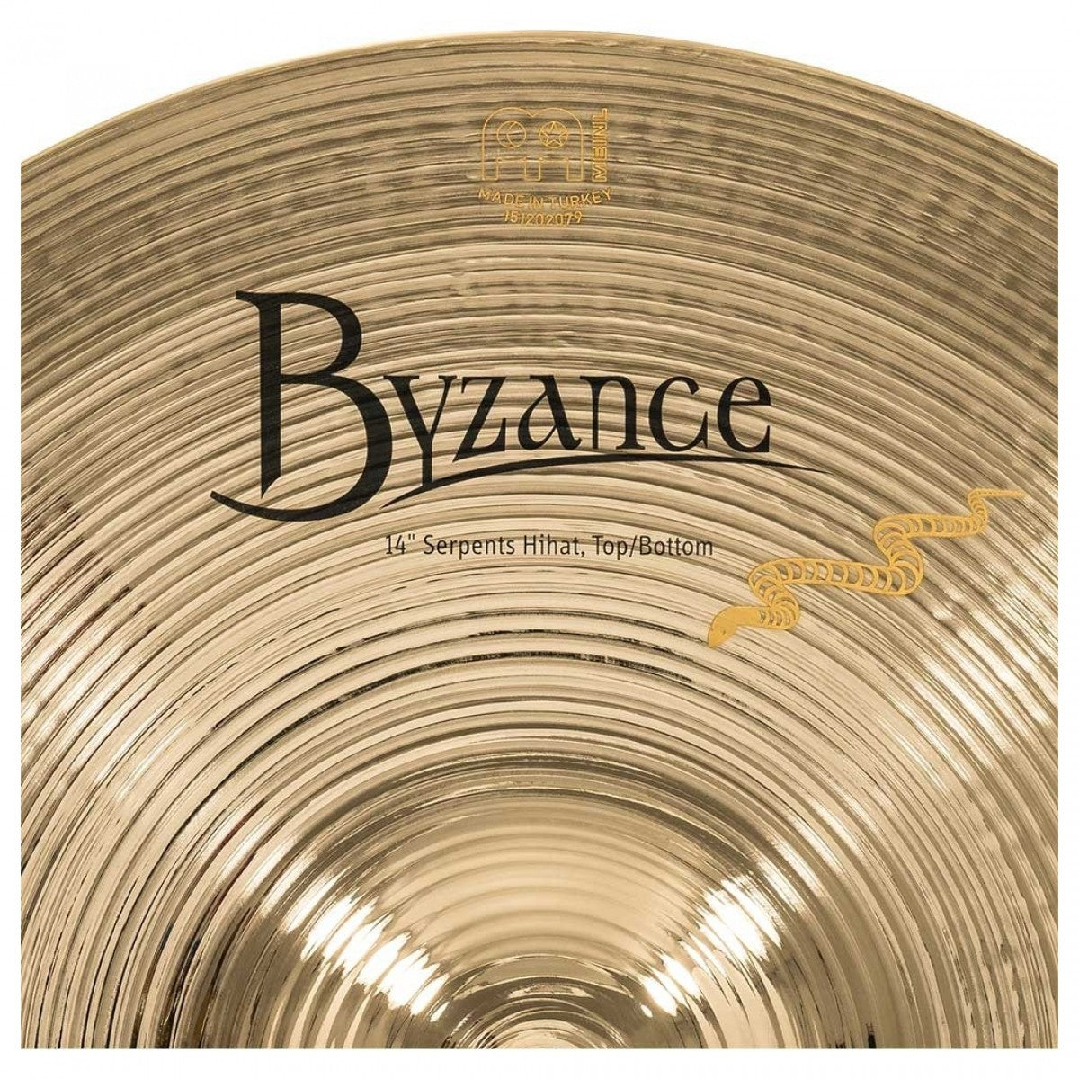 Cymbal Meinl Byzance Brilliant 14" Serpents Hihat - B14SH-B - Việt Music