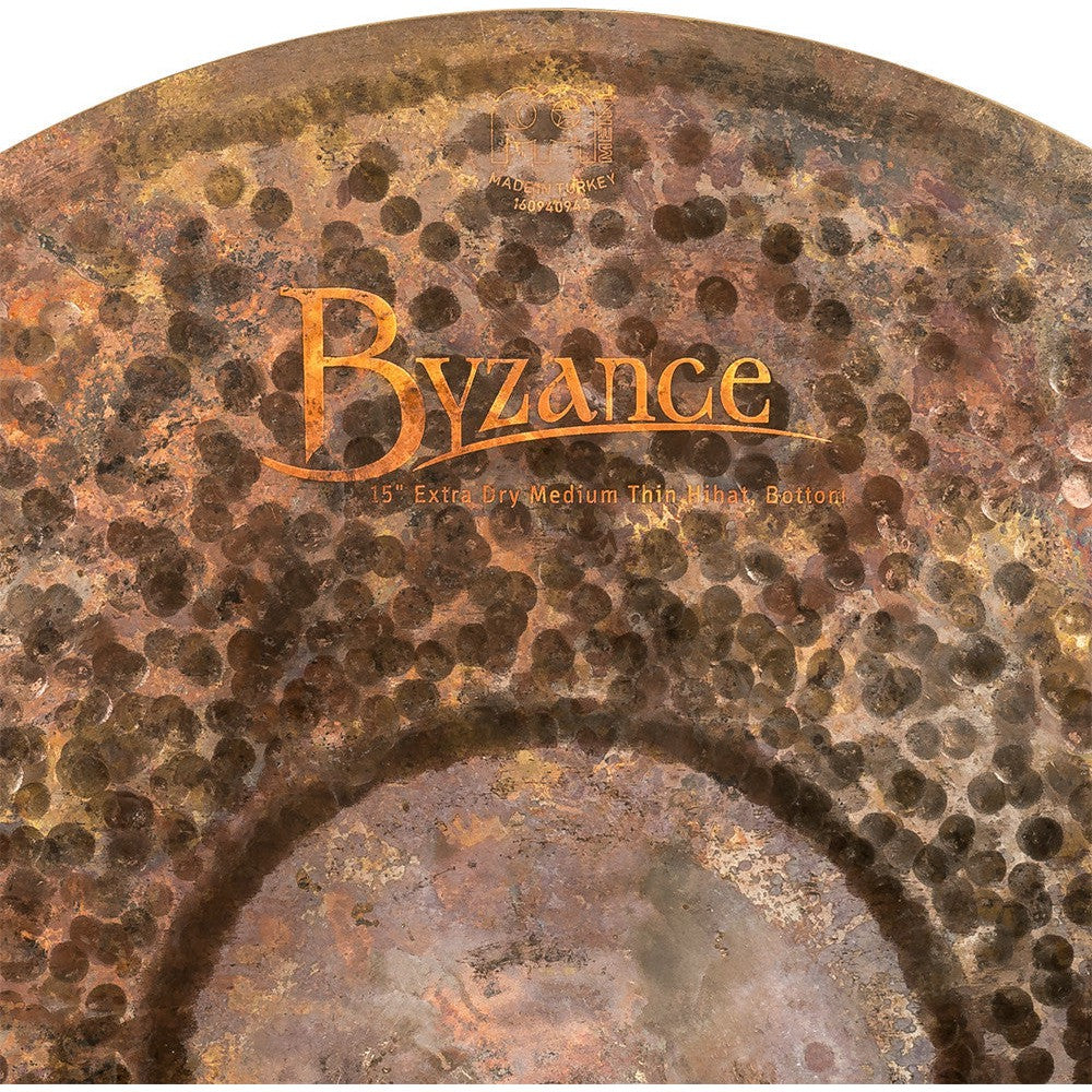 Cymbal Meinl Byzance Extra Dry 15" Extra Dry Medium Thin Hihat - B15EDMTH - Việt Music