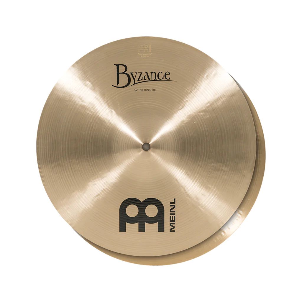 Cymbal Meinl B14TH Byzance Traditional Thin, HiHat - Việt Music