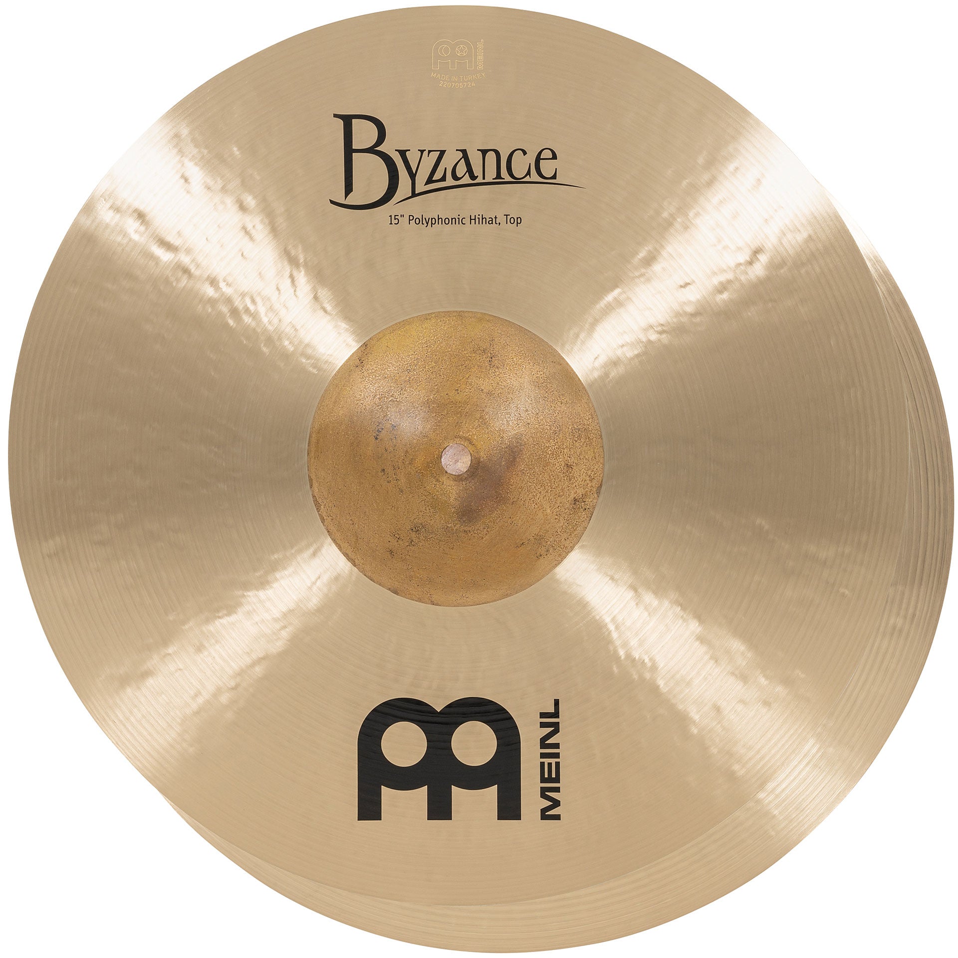 Cymbal Meinl Byzance Traditional 15" POLYPHONIC HIHAT - B15POH - Việt Music