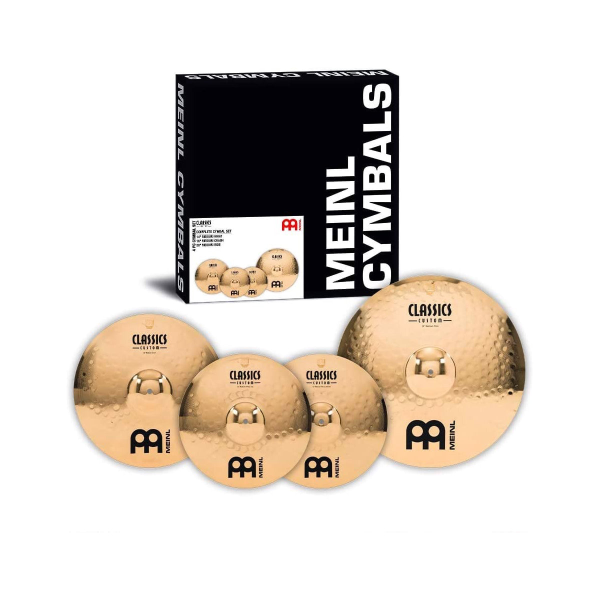 Cymbal Meinl CC141620 Classics Custom Medium, Cymbal Set - Việt Music