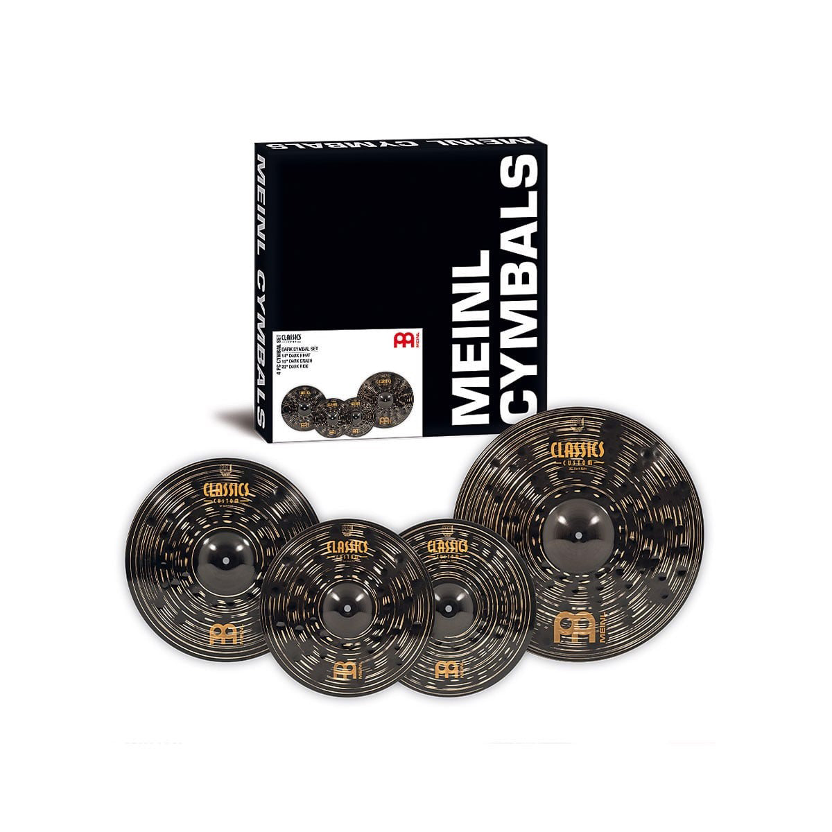 Cymbal Meinl CCD141620 Classics Custom Dark, Cymbal Set - Việt Music