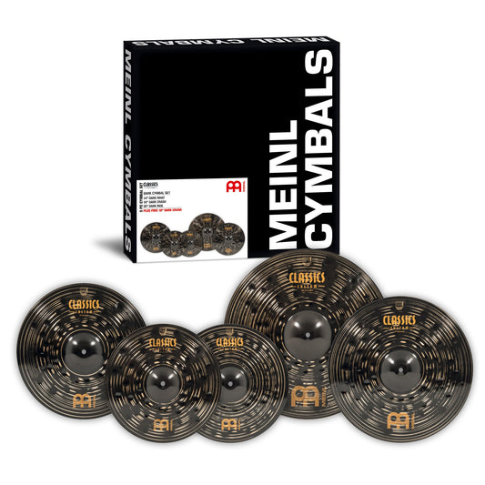 Cymbal Meinl Classics Custom Dark Cymbal Set - CCD460+18 - Việt Music