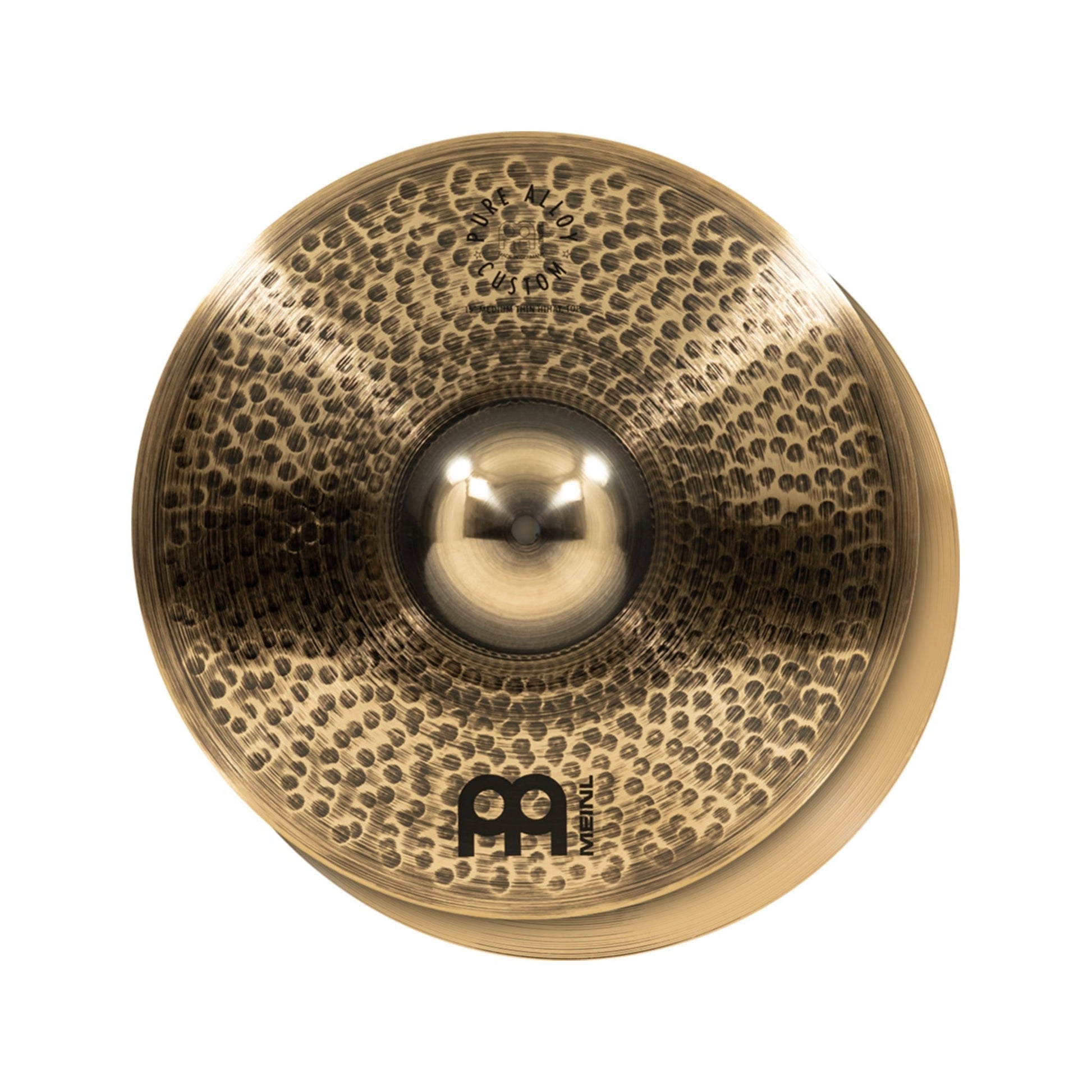 Cymbals MEINL PAC15MTH 15inch Pure Alloy Custom Medium Thin Hihat, Cặp - Việt Music