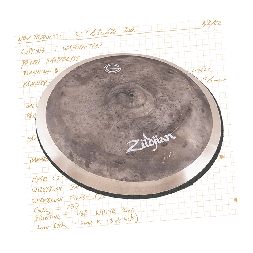 Cymbal Zildjian A Orchestral - 21" Articulation Ride - K1501-PT - Việt Music