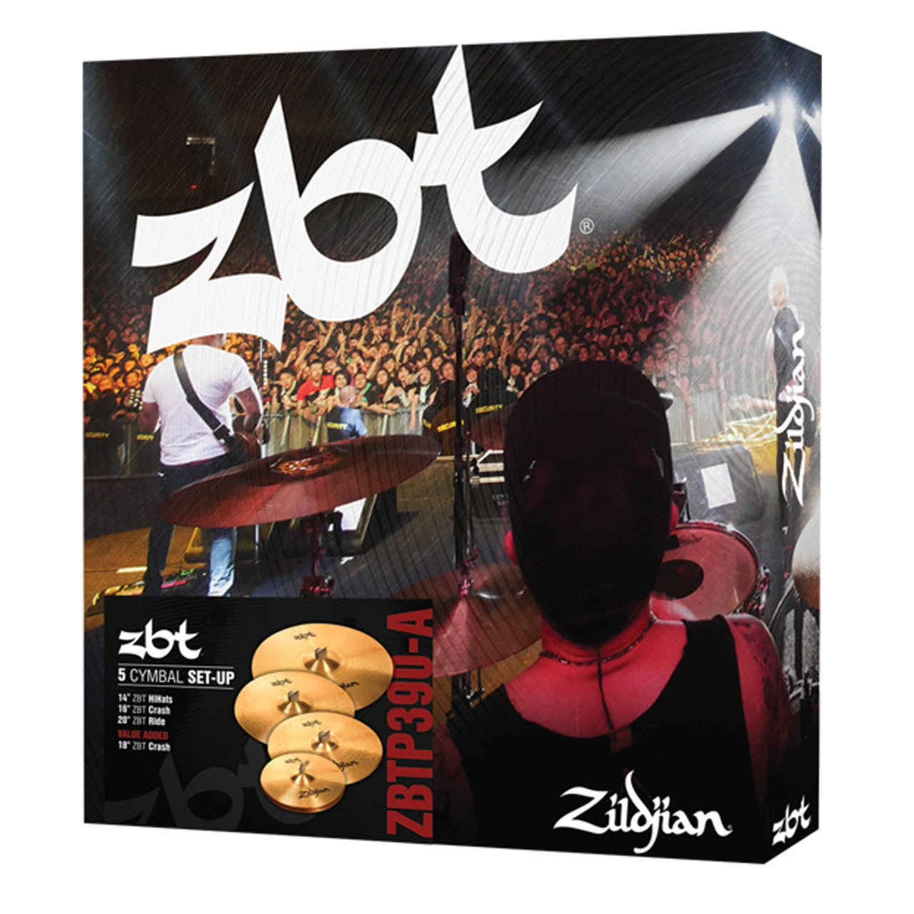 Cymbal Zildjian ZBTP390-A ZBT Cymbal Set (14/16/18/20) - Việt Music