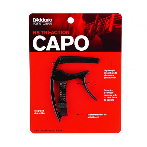 Capo Đàn Guitar D'Addario PW-CP-09 NS Tri-Action - Việt Music