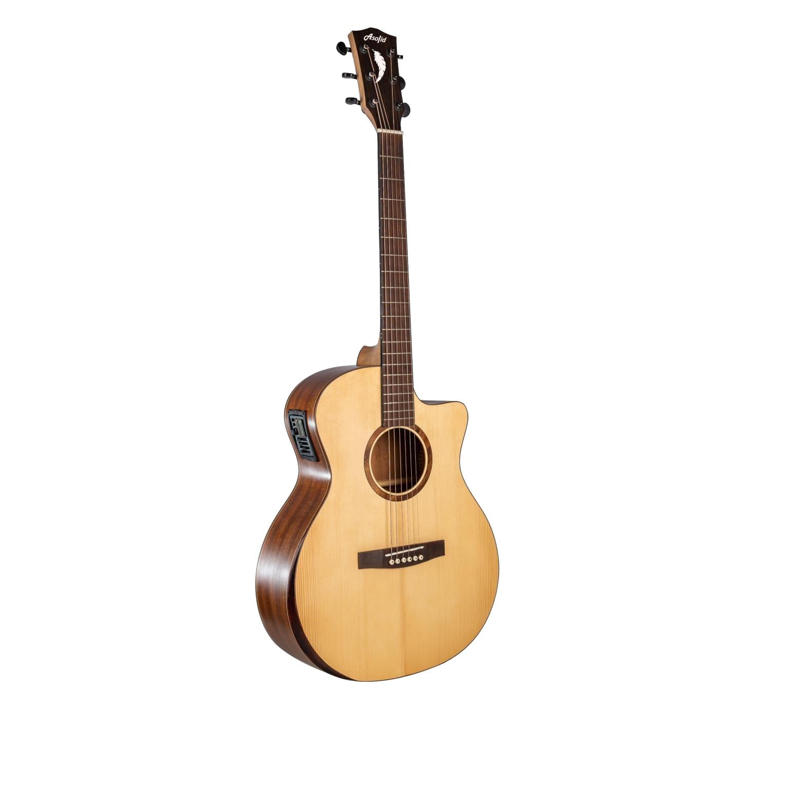 Đàn Guitar Acoustic Asolid 54CA Bavel Nonbinding - Việt Music