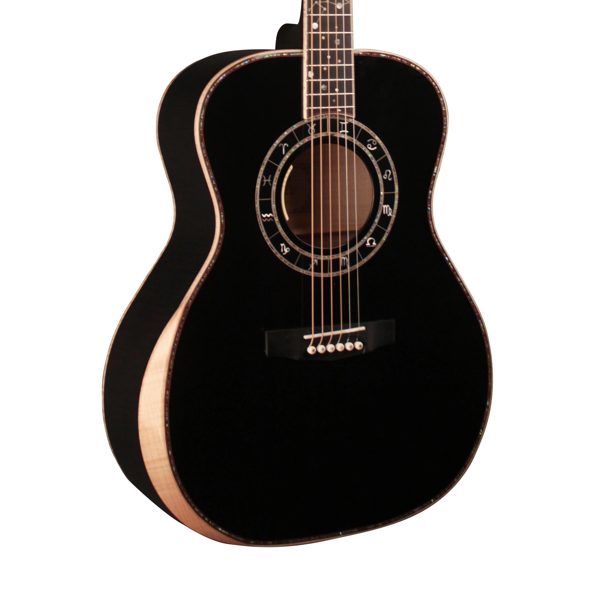 Đàn Guitar Acoustic Cort Seven Stars Limited Edition, Trans Black - Việt Music