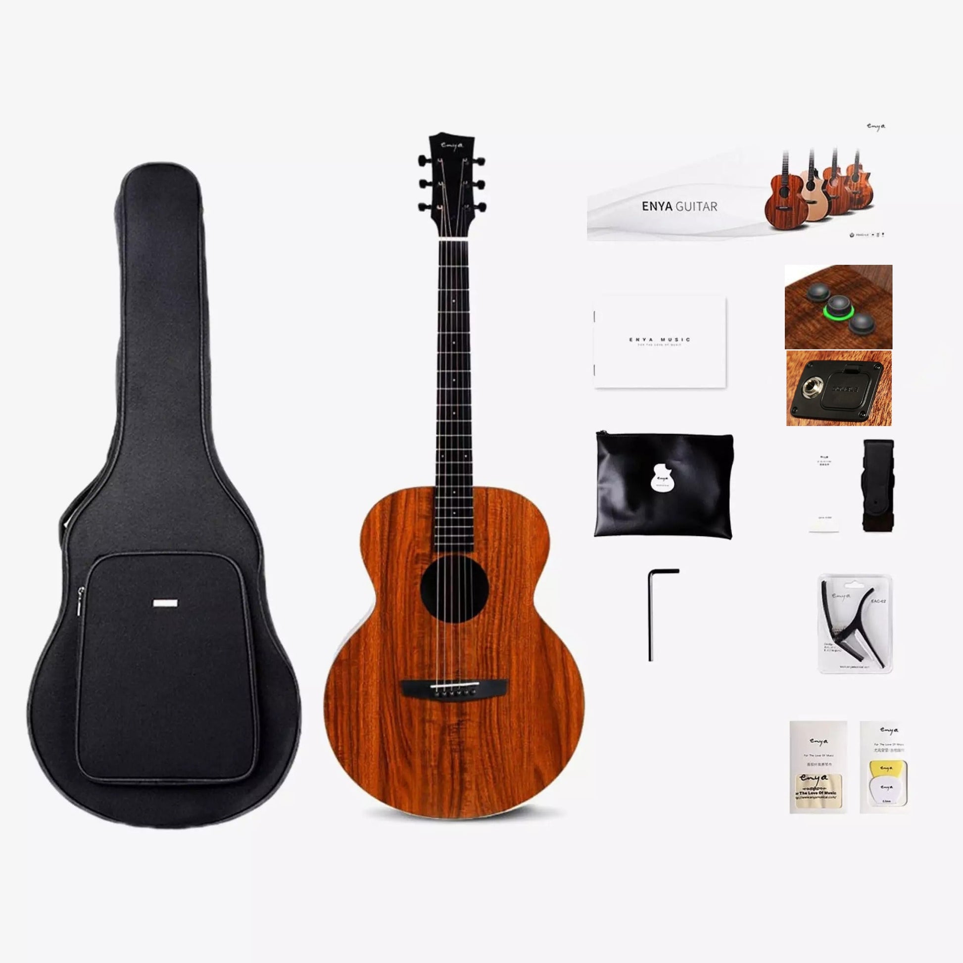 Đàn Guitar Acoustic Enya EA-X1 EQ - Việt Music