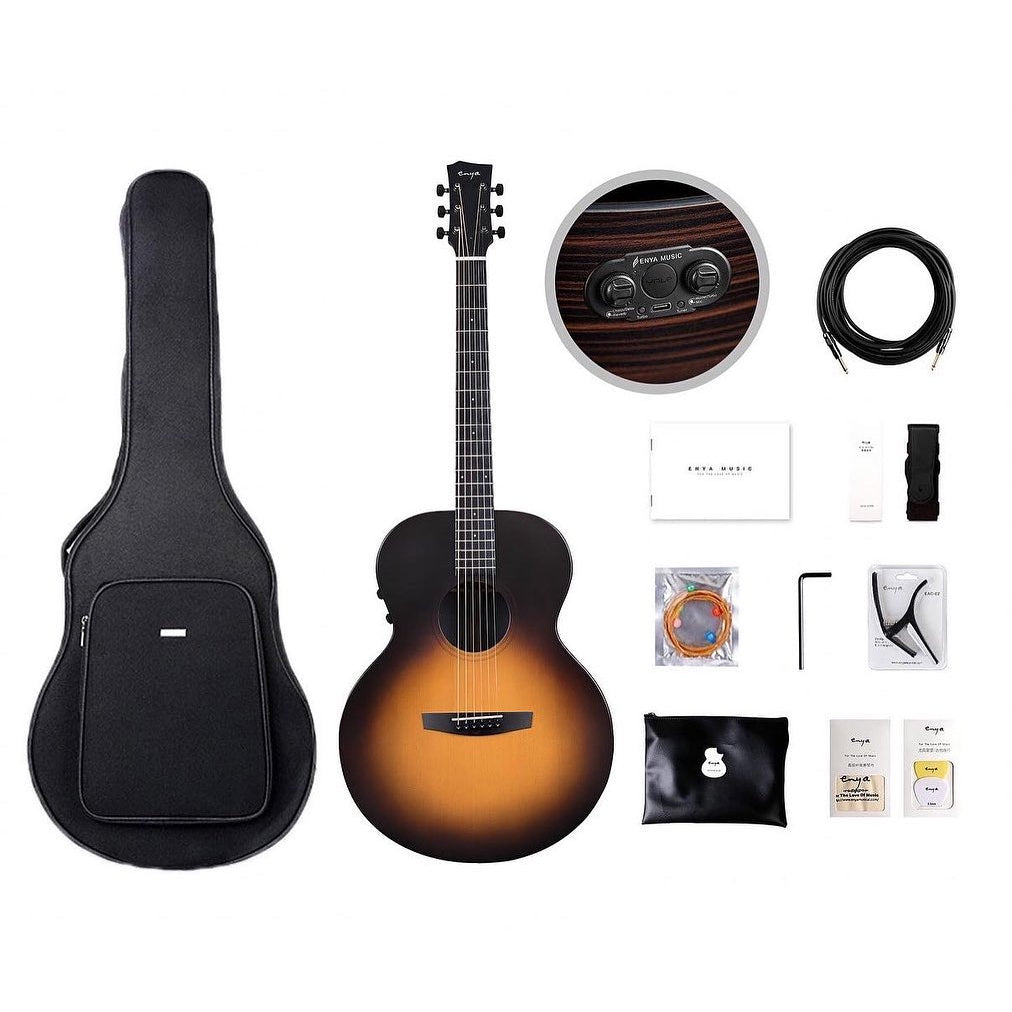 Đàn Guitar Acoustic Enya EA-X1 Pro EQ - Việt Music