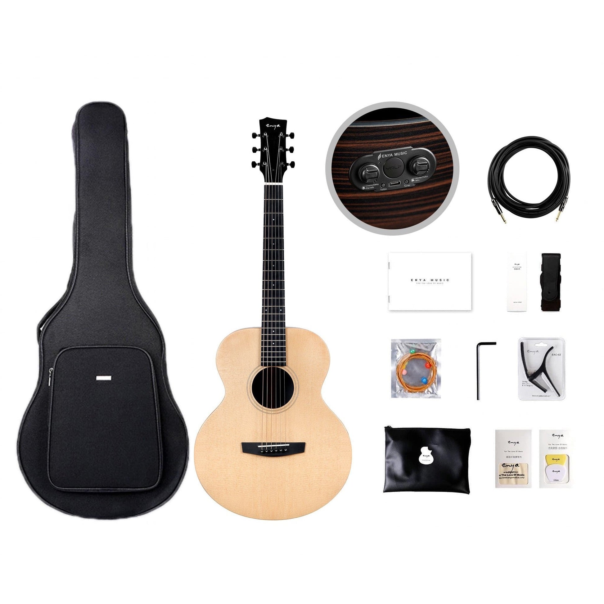 Đàn Guitar Acoustic Enya EA-X1 Pro EQ - Việt Music