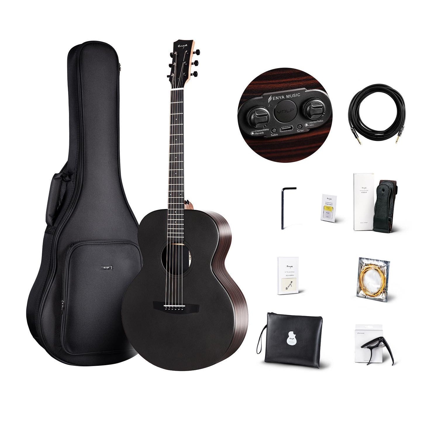 Đàn Guitar Acoustic Enya EA-X1 Pro - Việt Music