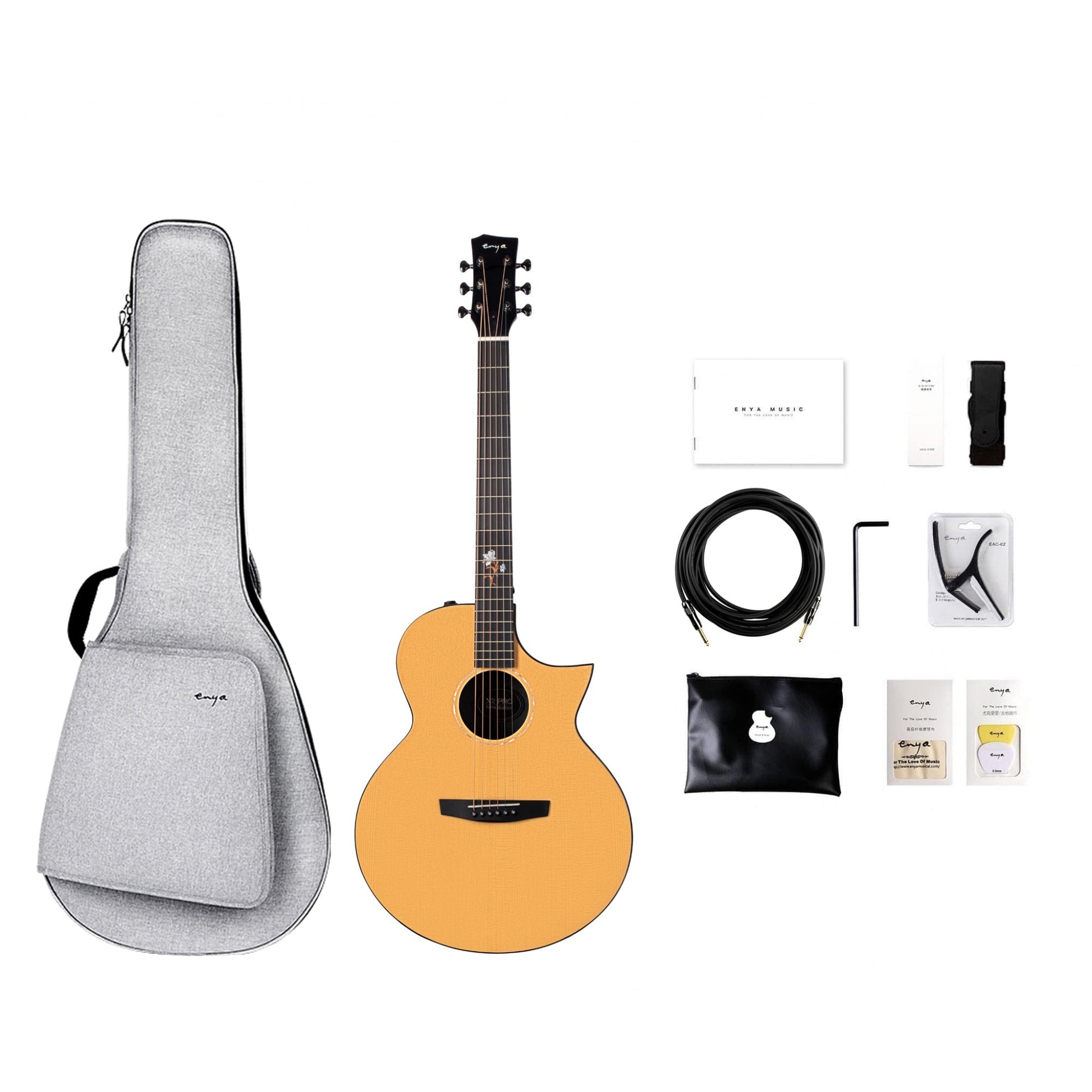 Đàn Guitar Acoustic Enya EA-X2C Pro EQ - Việt Music