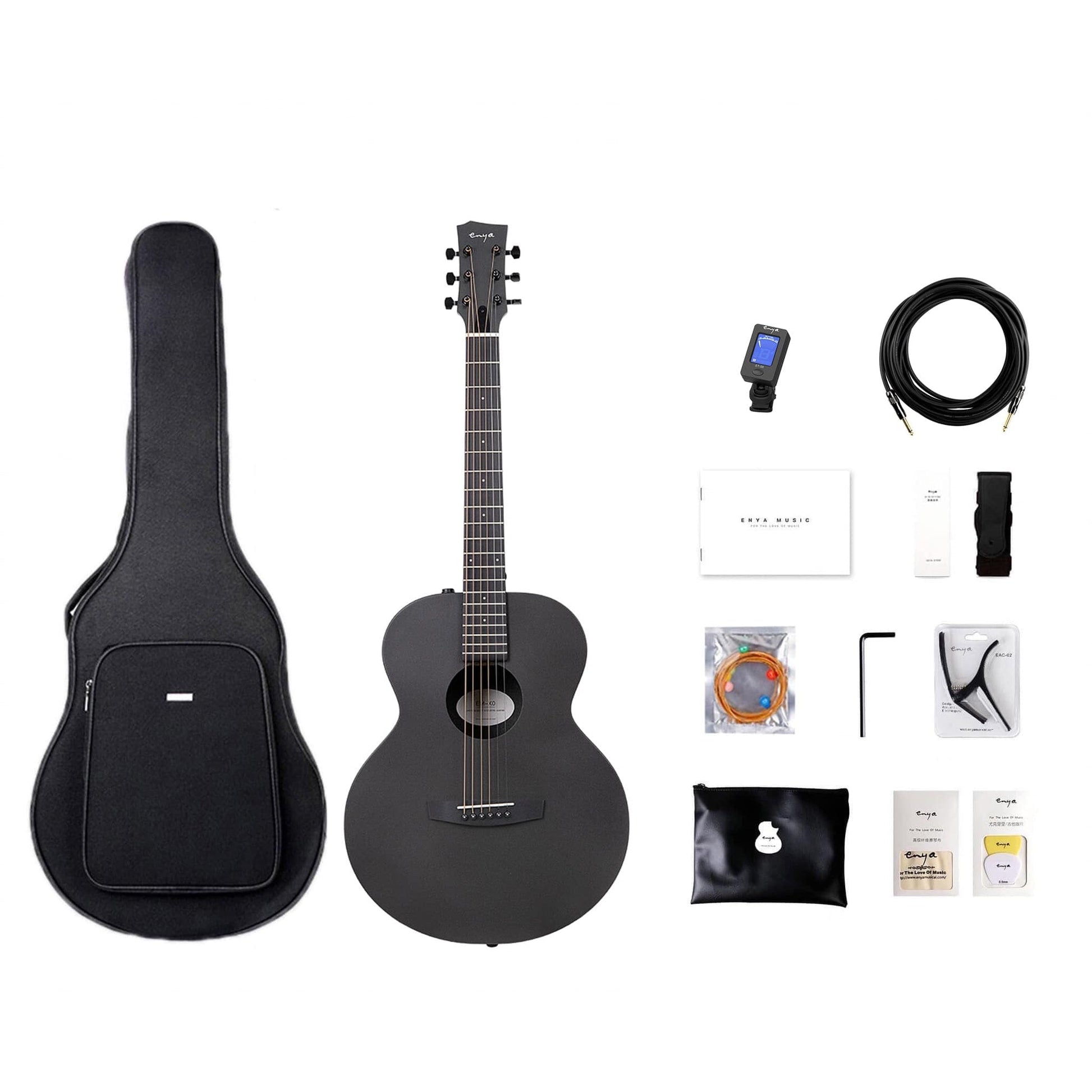 Đàn Guitar Acoustic Enya EM-X0 EQ - Việt Music