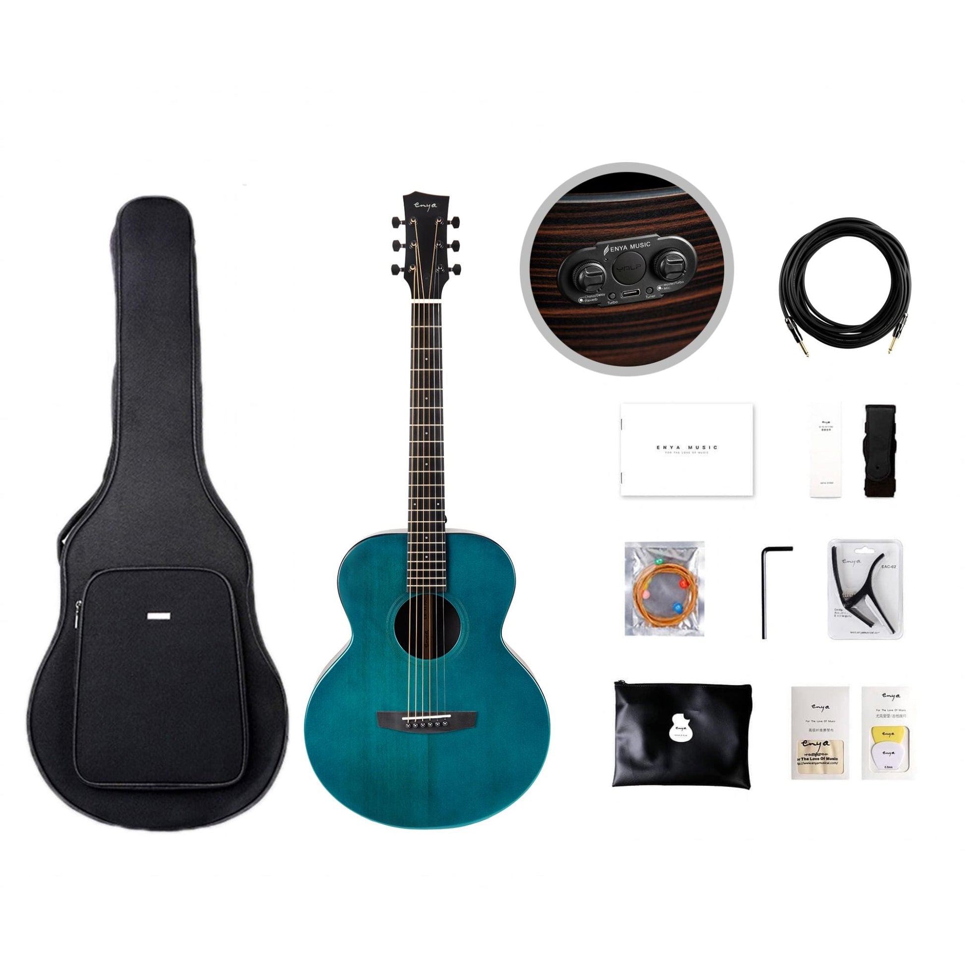 Đàn Guitar Acoustic Enya EM-X1 Pro EQ - Việt Music