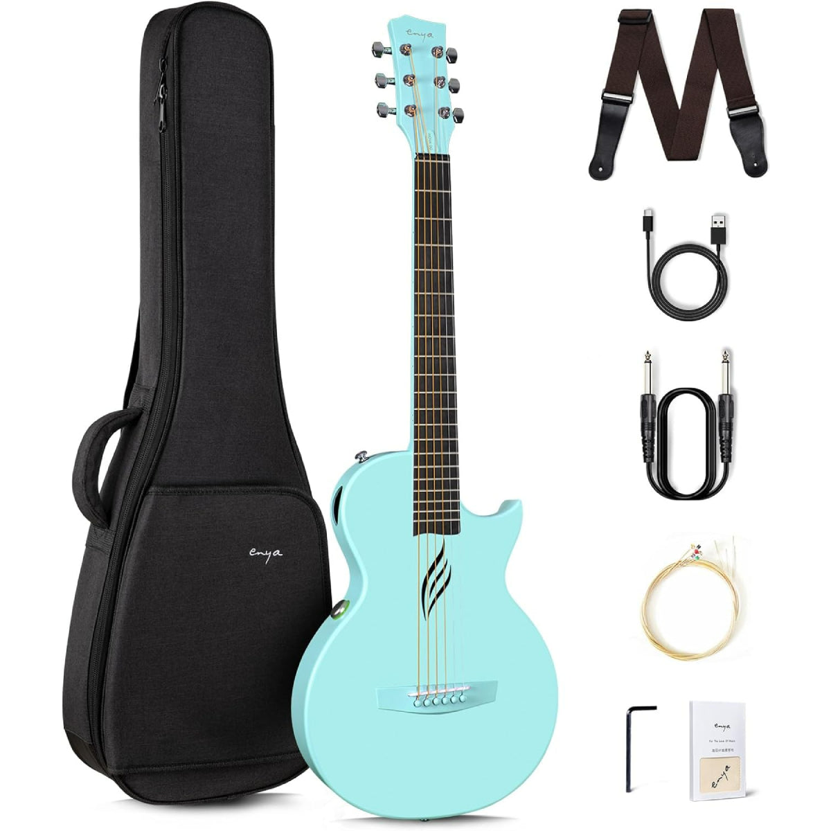 Đàn Guitar Acoustic Enya Nova Go SP1 Acousticplus - Smart Guitar - Việt Music