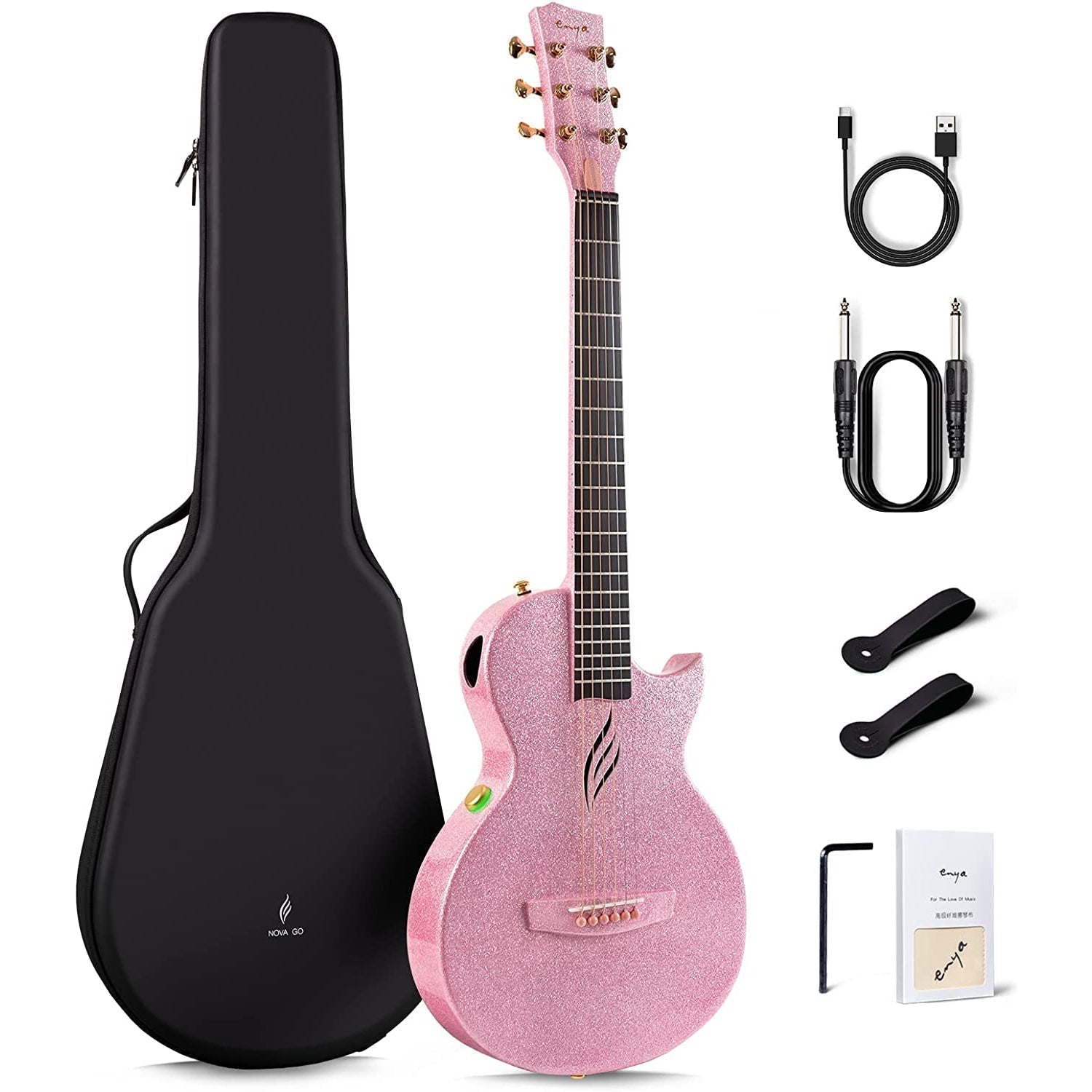 Đàn Guitar Acoustic Enya Nova Go AI / Nova Go SP1 Sparkle - Smart Guitar - Việt Music