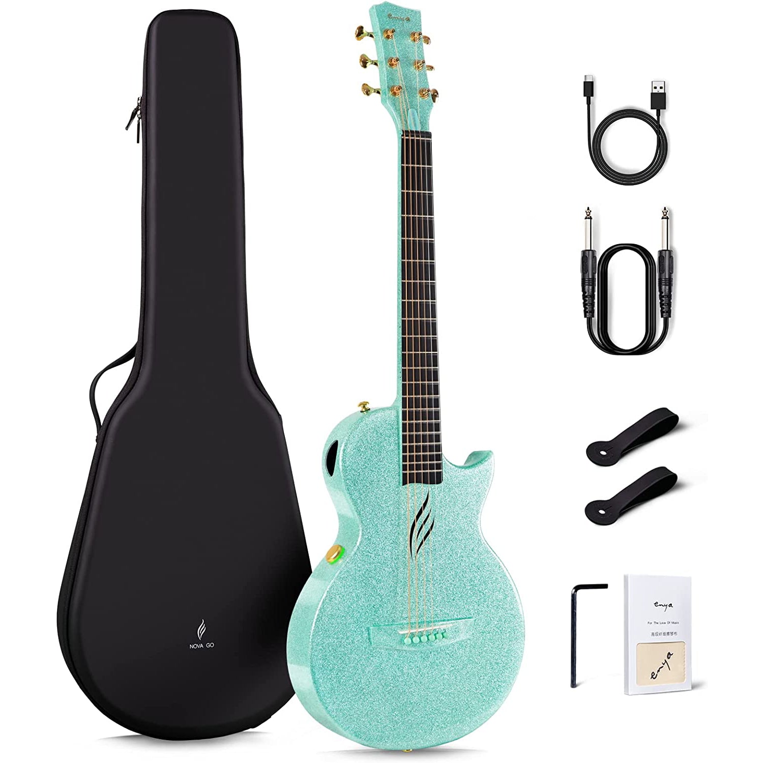 Đàn Guitar Acoustic Enya Nova Go AI / Nova Go SP1 Sparkle - Smart Guitar - Việt Music