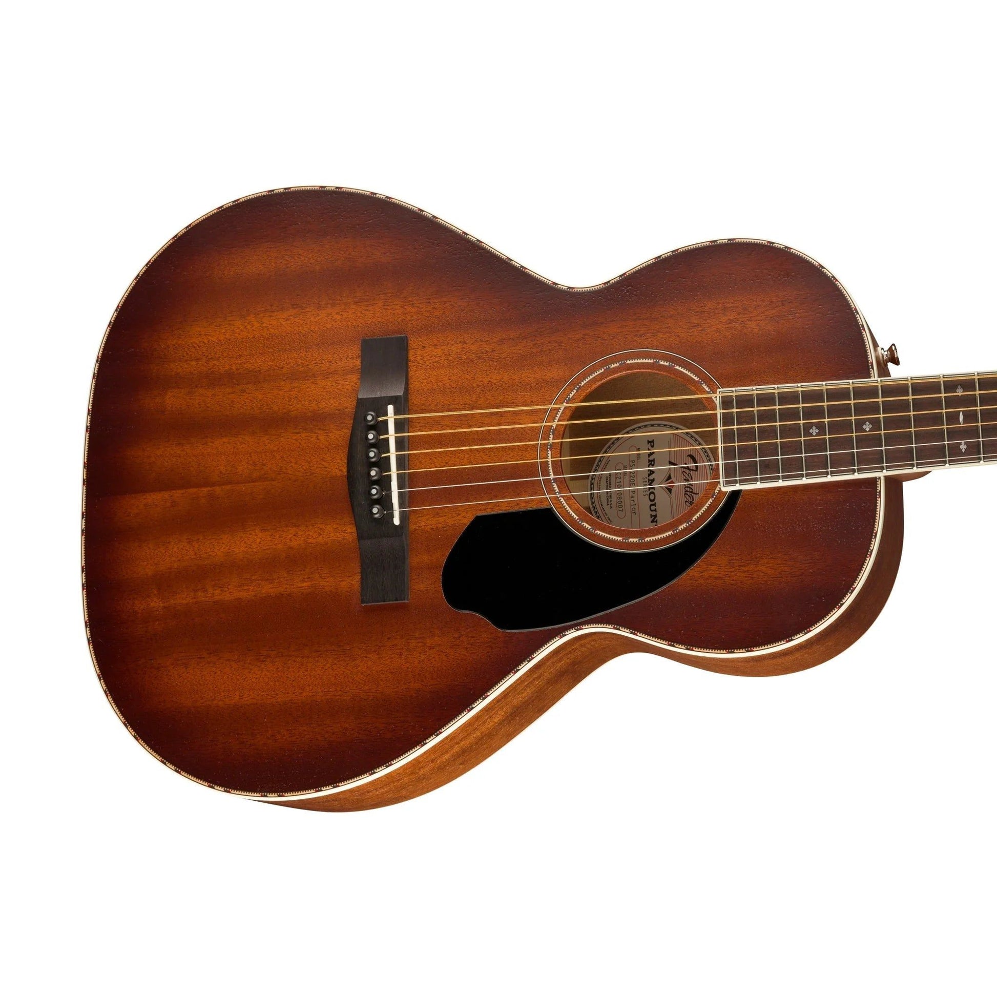 Đàn Guitar Acoustic Fender PS-220E Parlor, Ovangkol Fingerboard w/Case - Việt Music