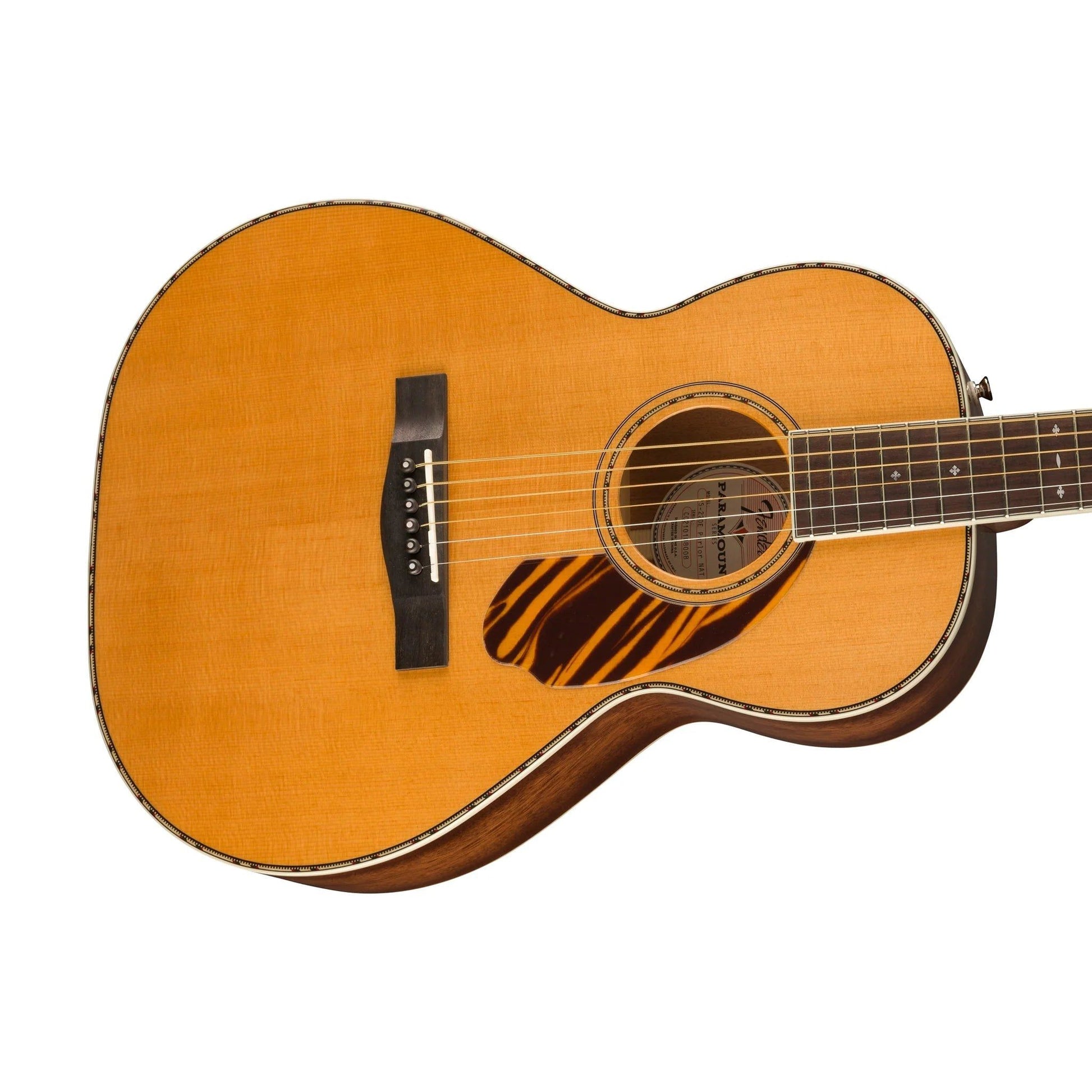 Đàn Guitar Acoustic Fender PS-220E Parlor, Ovangkol Fingerboard w/Case - Việt Music