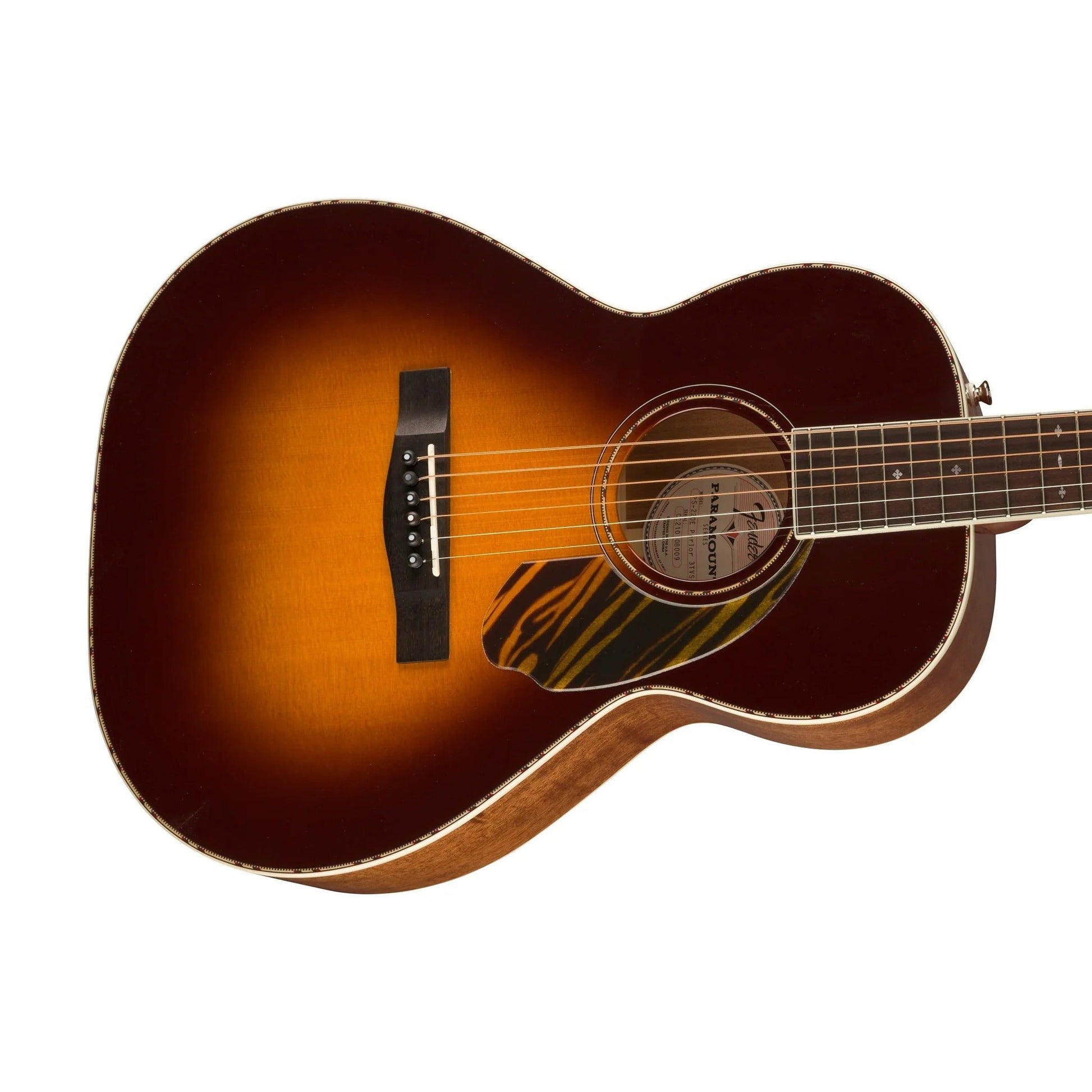 Đàn Guitar Acoustic Fender PS-220E Parlor, Ovangkol Fingerboard w/Case - Việt Music