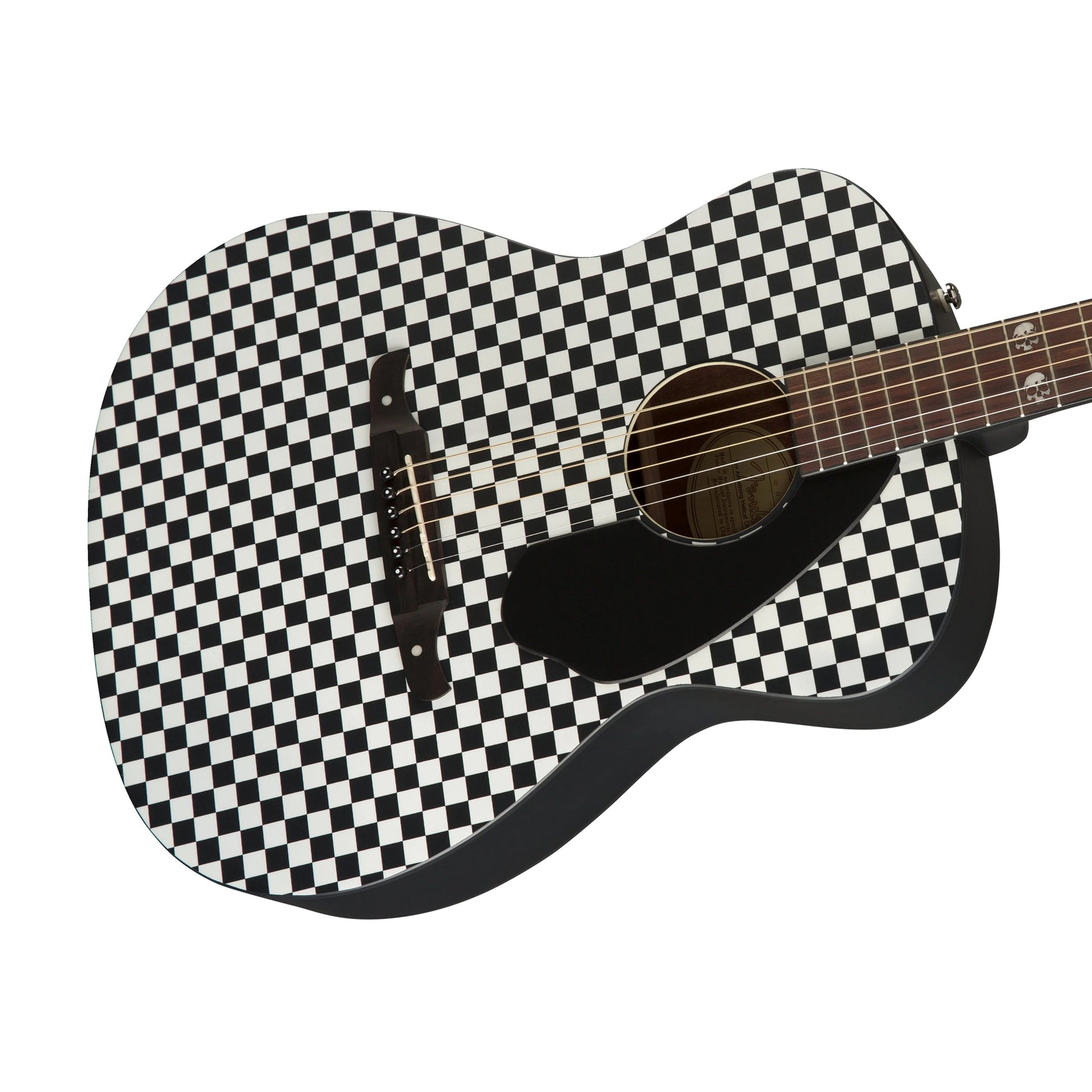 Đàn Guitar Acoustic Fender Tim Armstrong Hellcat Checkerboard w/Black Pickguard - Việt Music