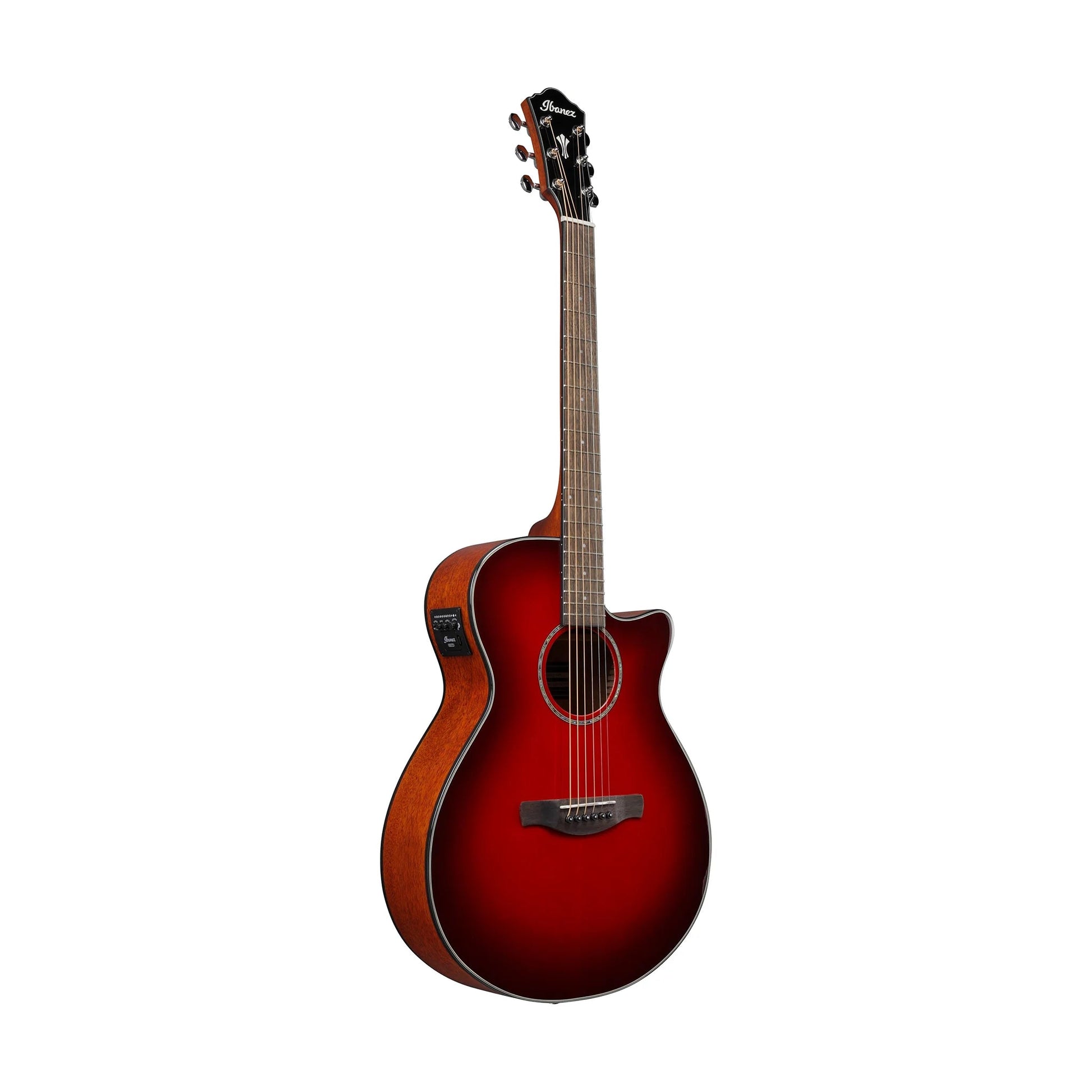 Đàn Guitar Acoustic Ibanez AEG51, Transparent Red Sunburst - Việt Music