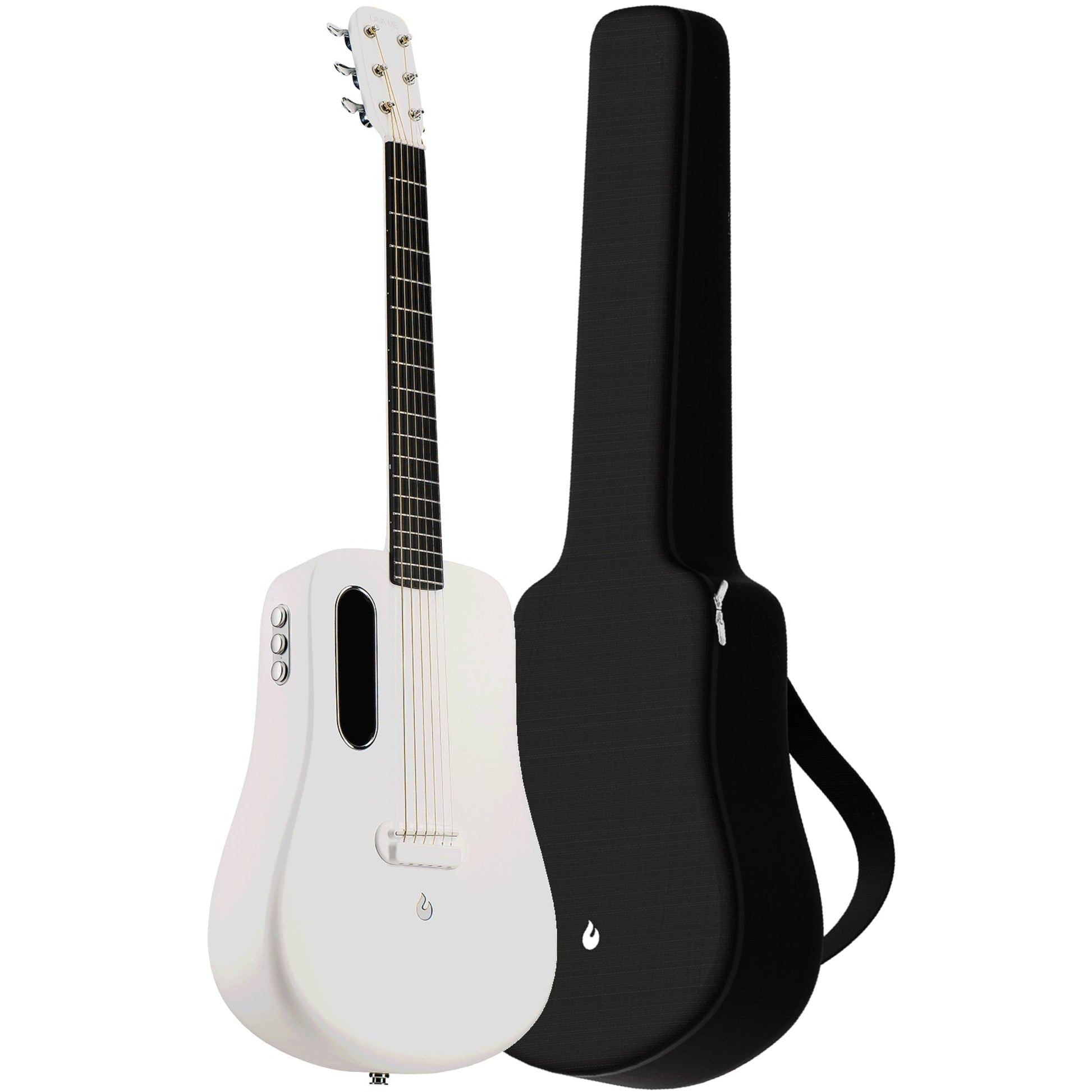 Đàn Guitar Acoustic Lava Me 2 EQ FreeBoost, White - Việt Music