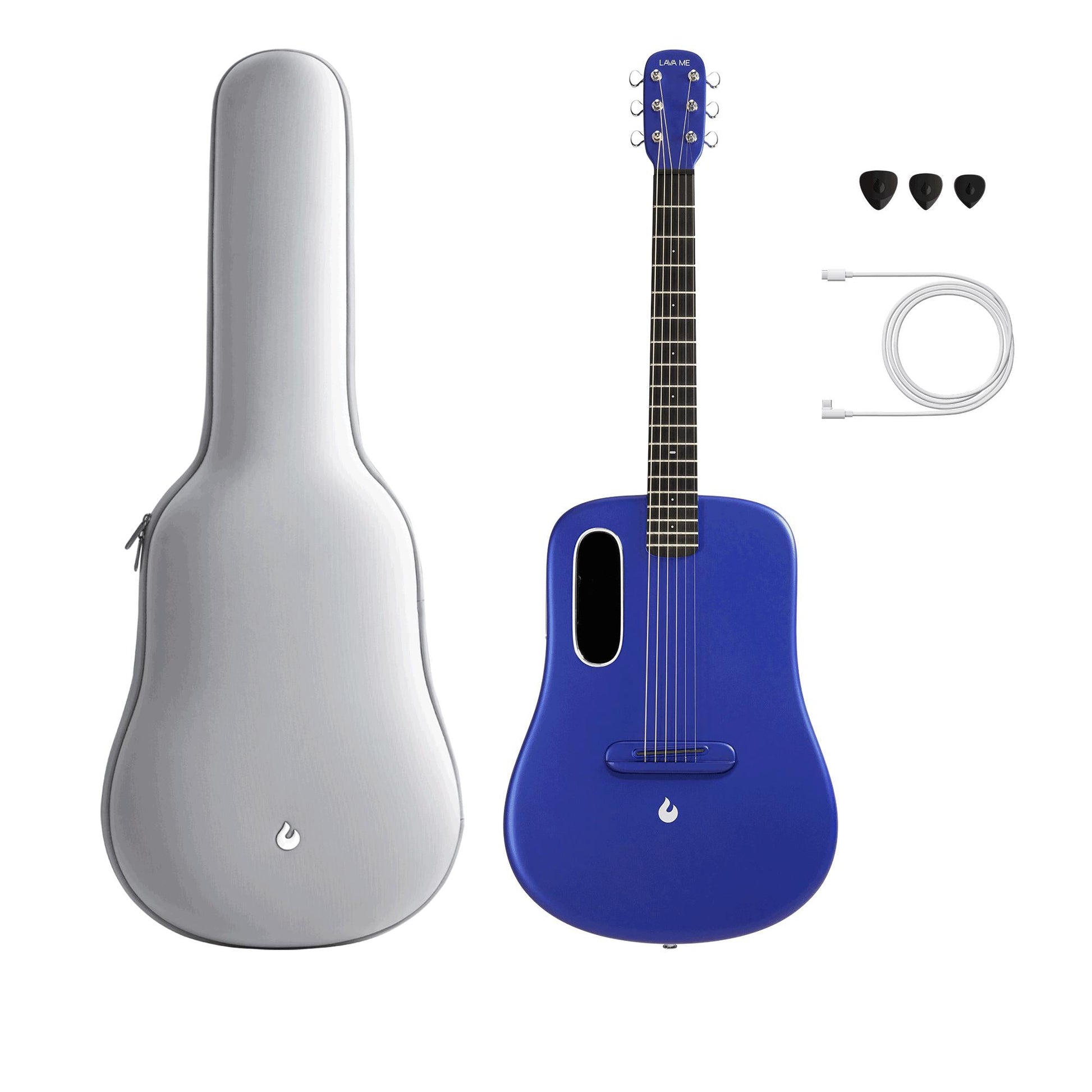 Đàn Guitar Acoustic Lava Me 3 - Size 36, Blue - Việt Music