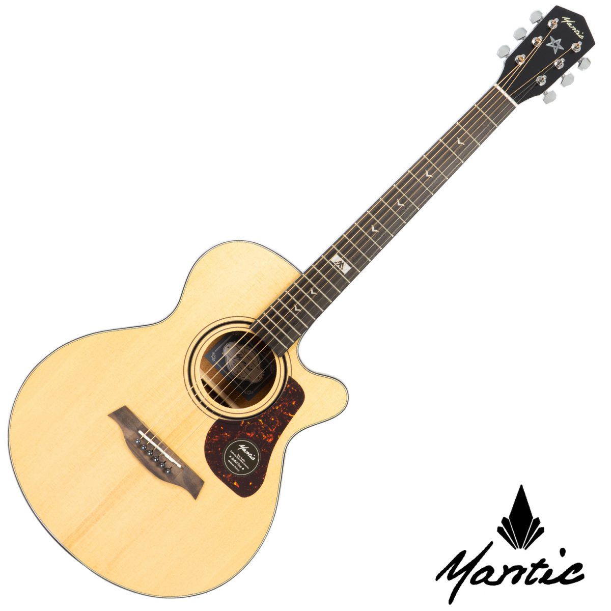 Đàn Guitar Acoustic Mantic GT-10AC - Việt Music