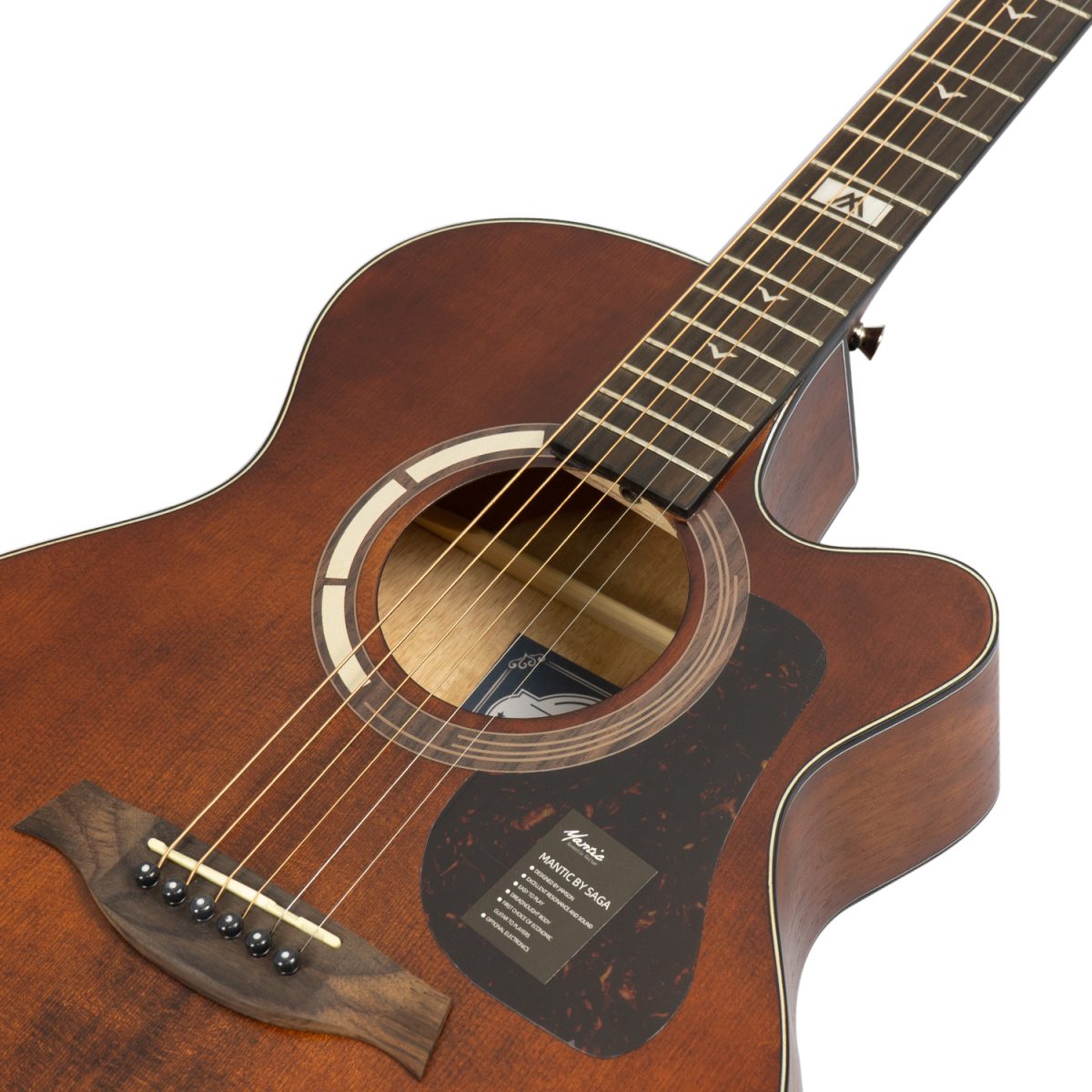 Đàn Guitar Acoustic Mantic GT-1AC - Việt Music