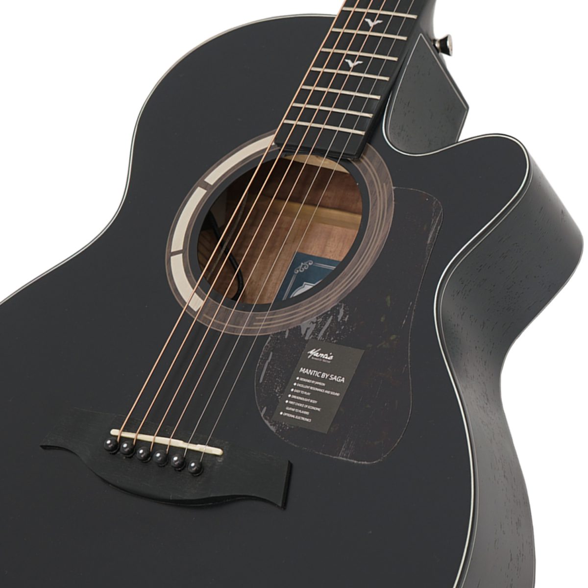 Đàn Guitar Acoustic Mantic GT-1ACE - Việt Music