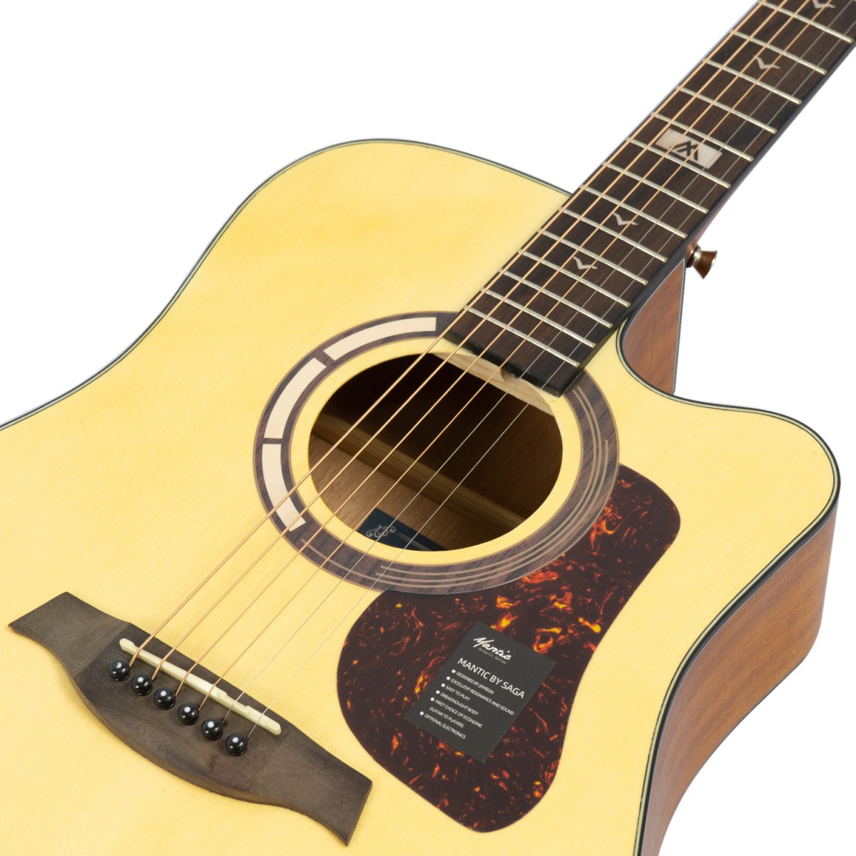 Đàn Guitar Acoustic Mantic GT-1DC - Việt Music