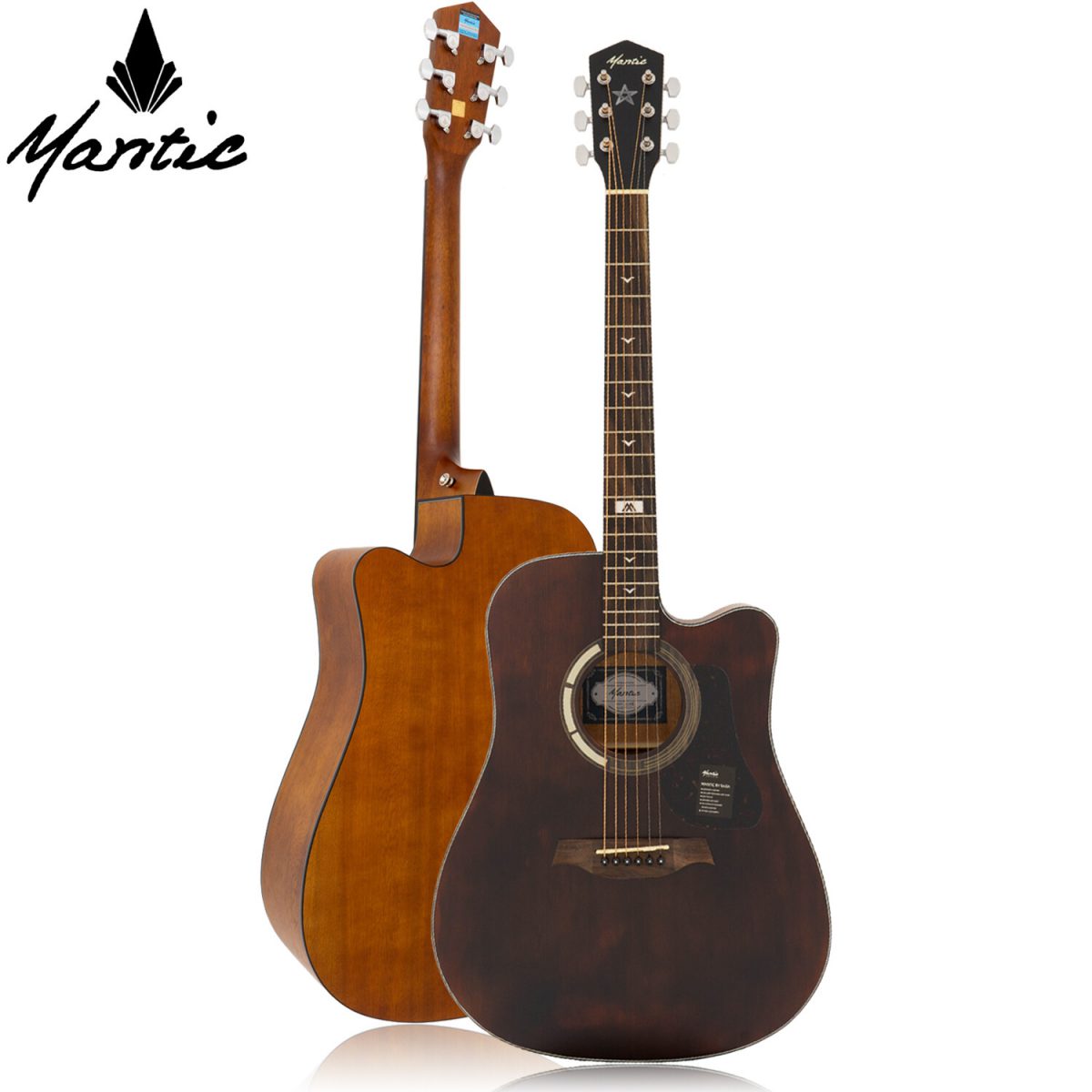 Đàn Guitar Acoustic Mantic GT-1DC - Việt Music