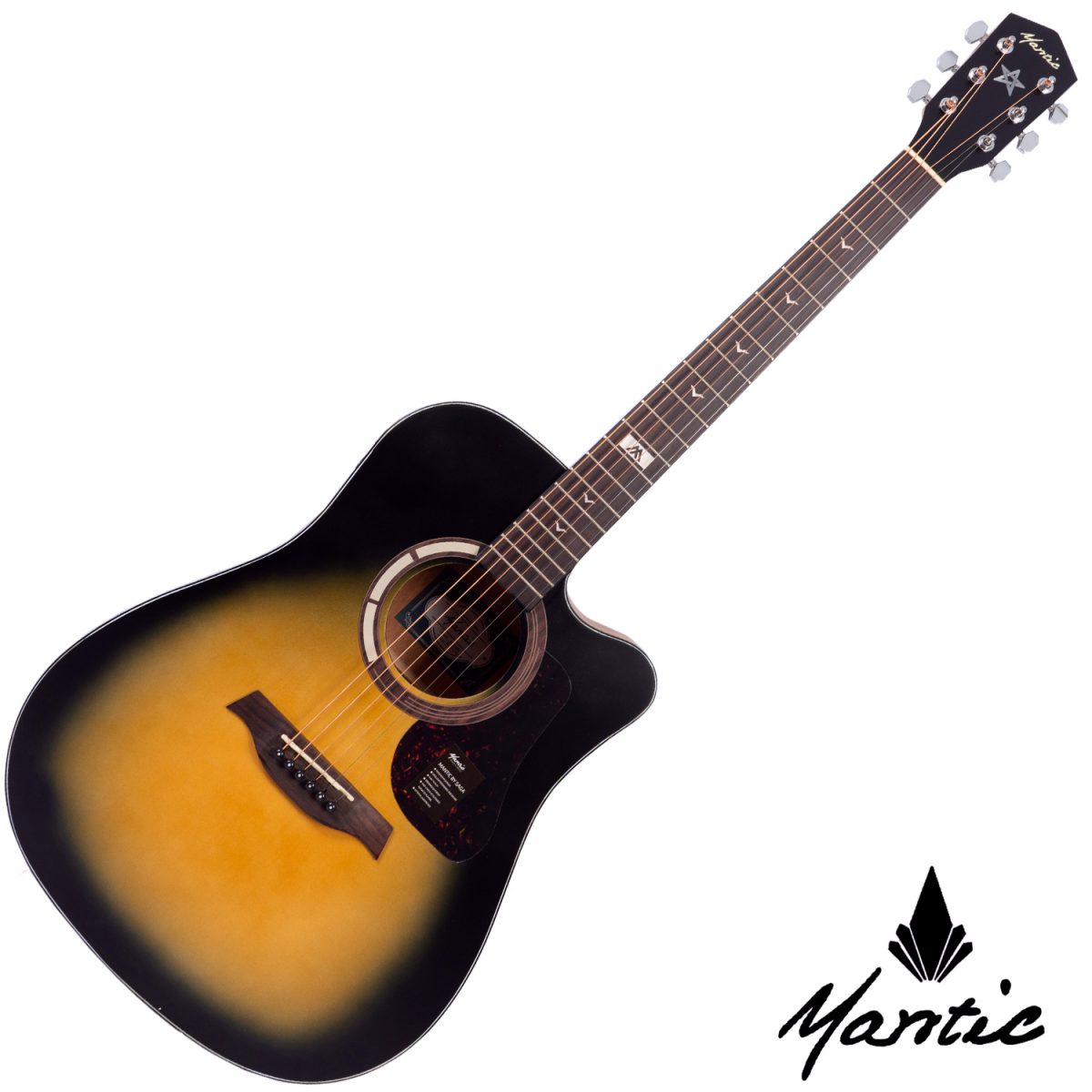 Đàn Guitar Acoustic Mantic GT-1DC - Việt Music