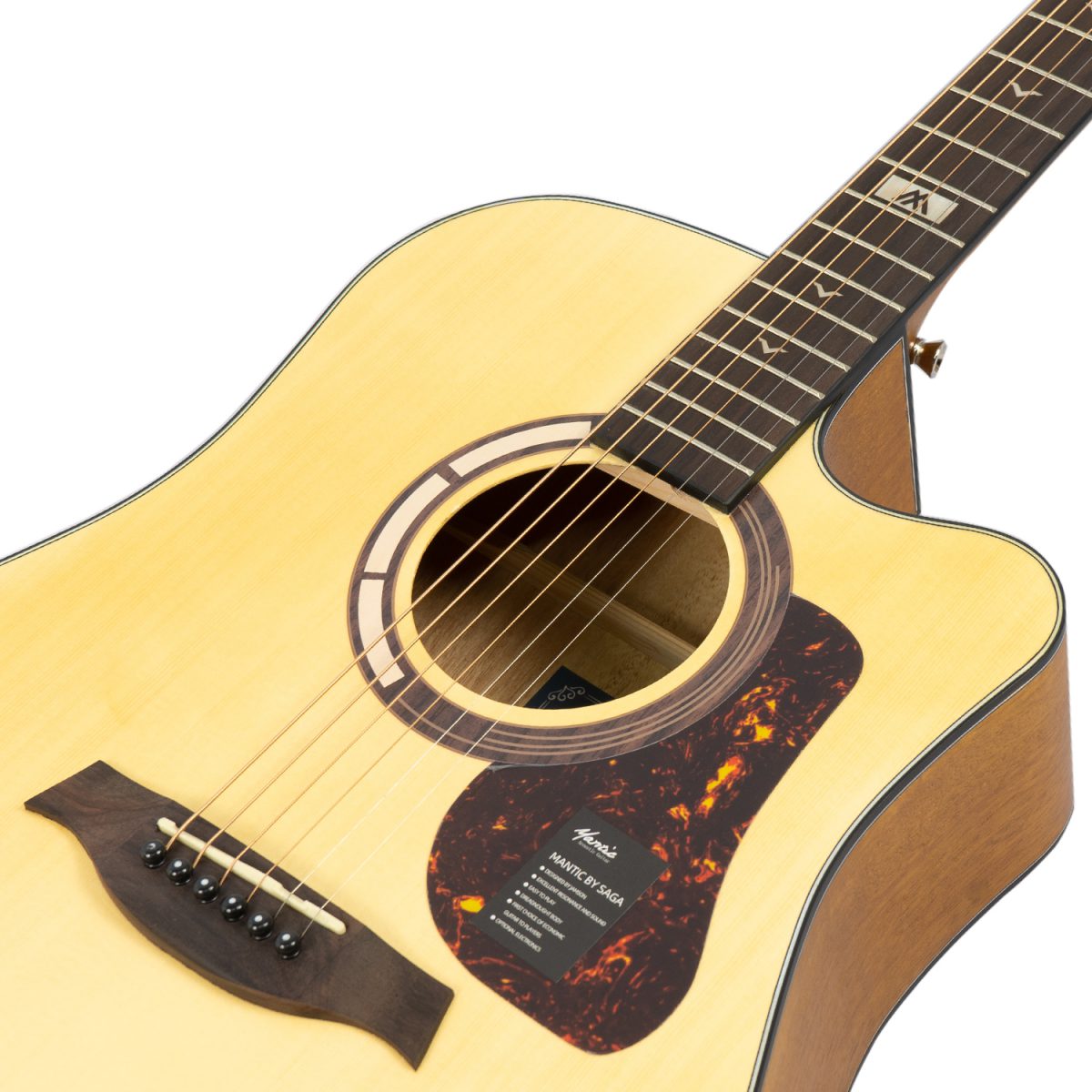 Đàn Guitar Acoustic Mantic GT-1DCE - Việt Music