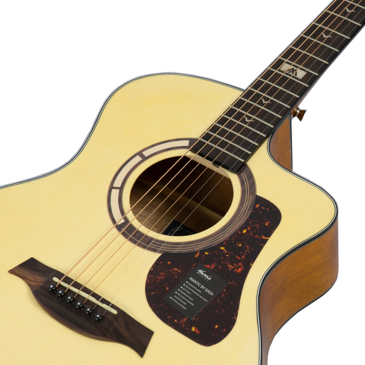 Đàn Guitar Acoustic Mantic GT-1GC - Việt Music