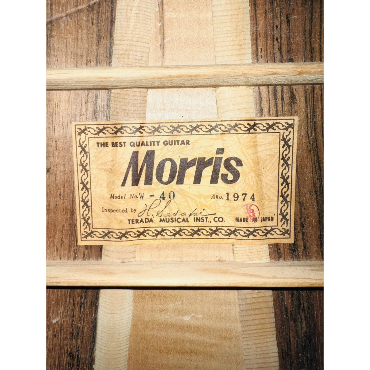 Đàn Guitar Acoustic Morris W40 1974 - Qua Sử Dụng - Việt Music