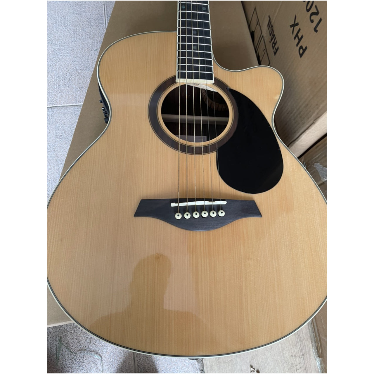 Đàn Guitar Acoustic PHX Skill SC-40A, Natural - Việt Music