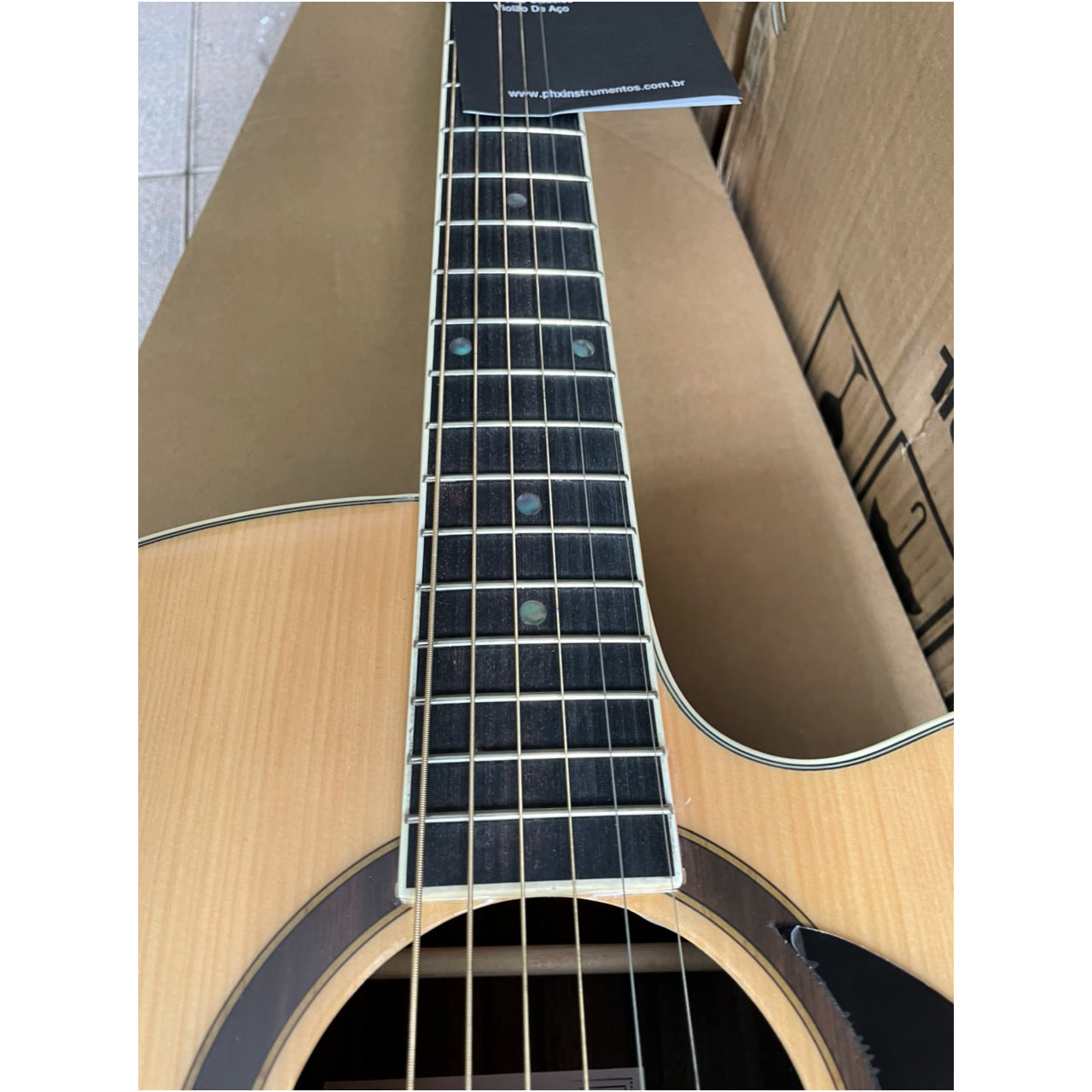 Đàn Guitar Acoustic PHX Skill SF-199NS, Natural - Việt Music