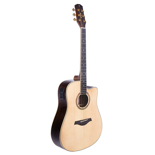 Đàn Guitar Acoustic PHX Skill SF-199NS, Natural - Việt Music