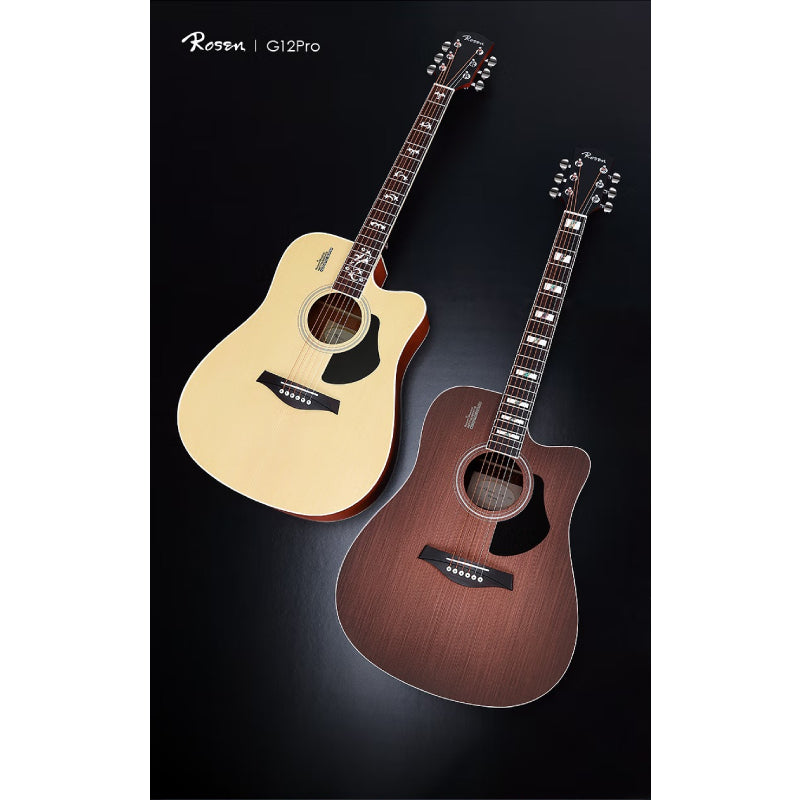 Đàn Guitar Acoustic Rosen G12 Pro (Full phụ kiện) - Việt Music