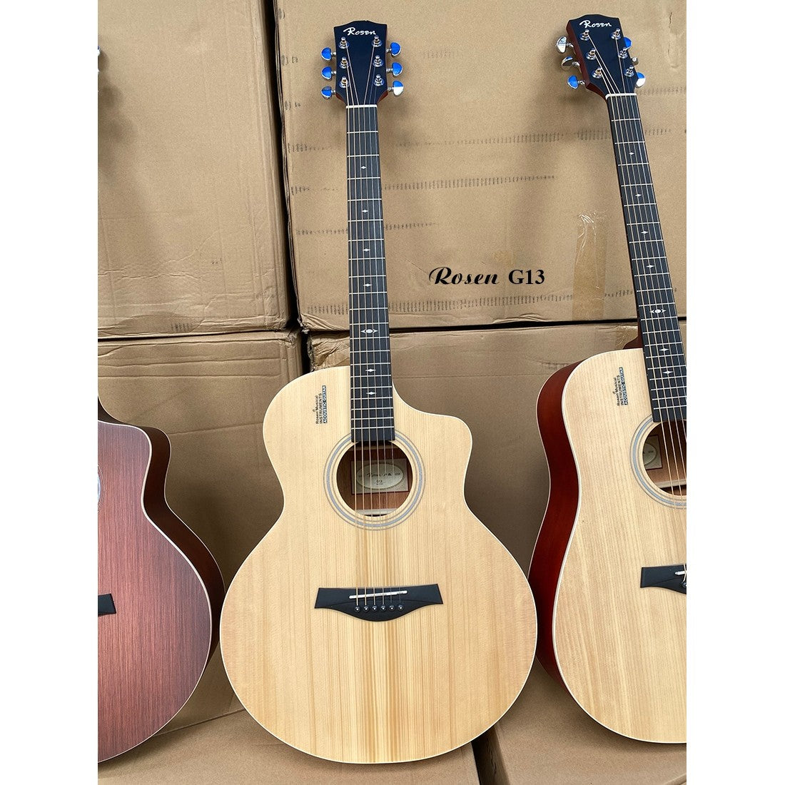 Đàn Guitar Acoustic Rosen G13 (Full phụ kiện) - Việt Music