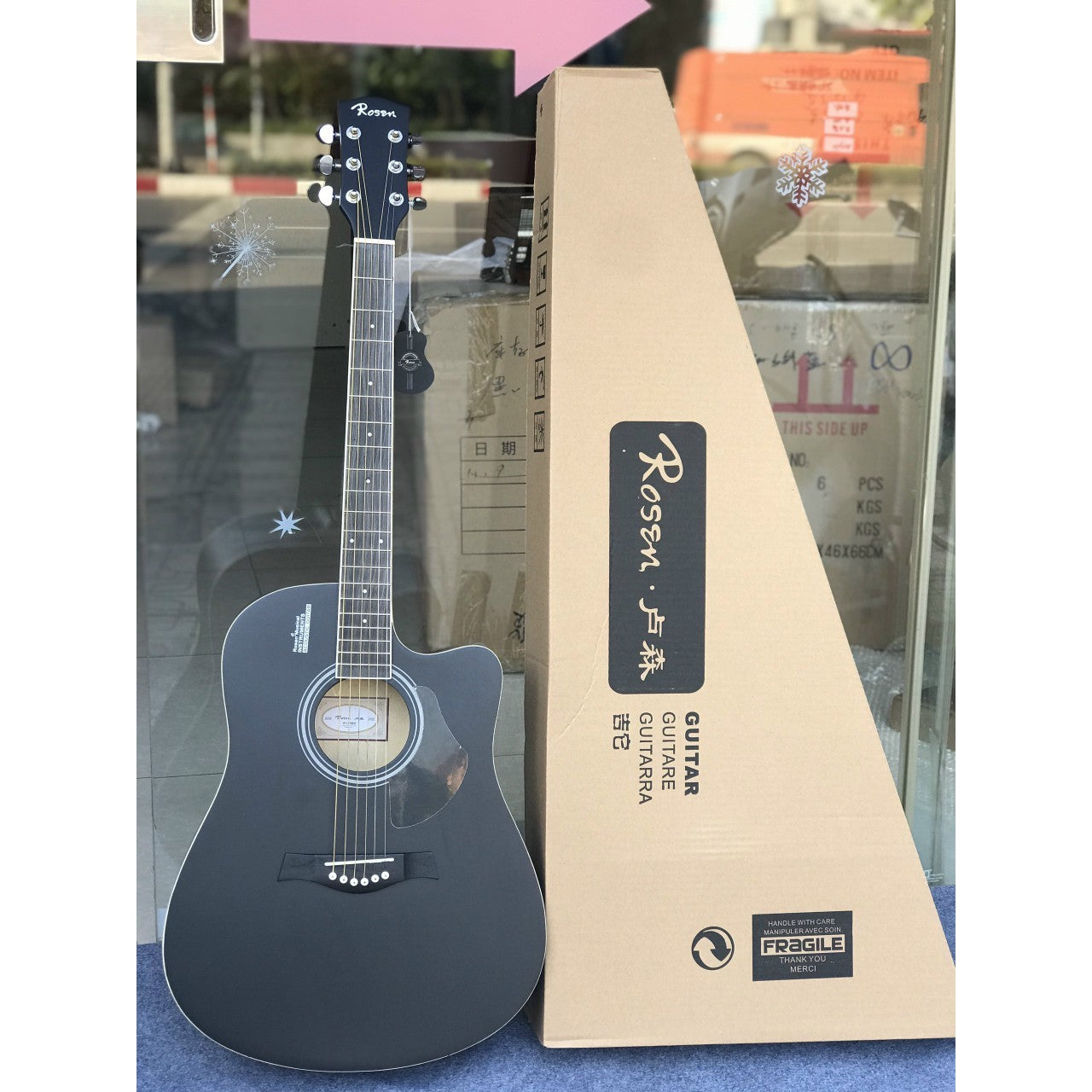 Đàn Guitar Acoustic Rosen R135 (Full phụ kiện) - Việt Music