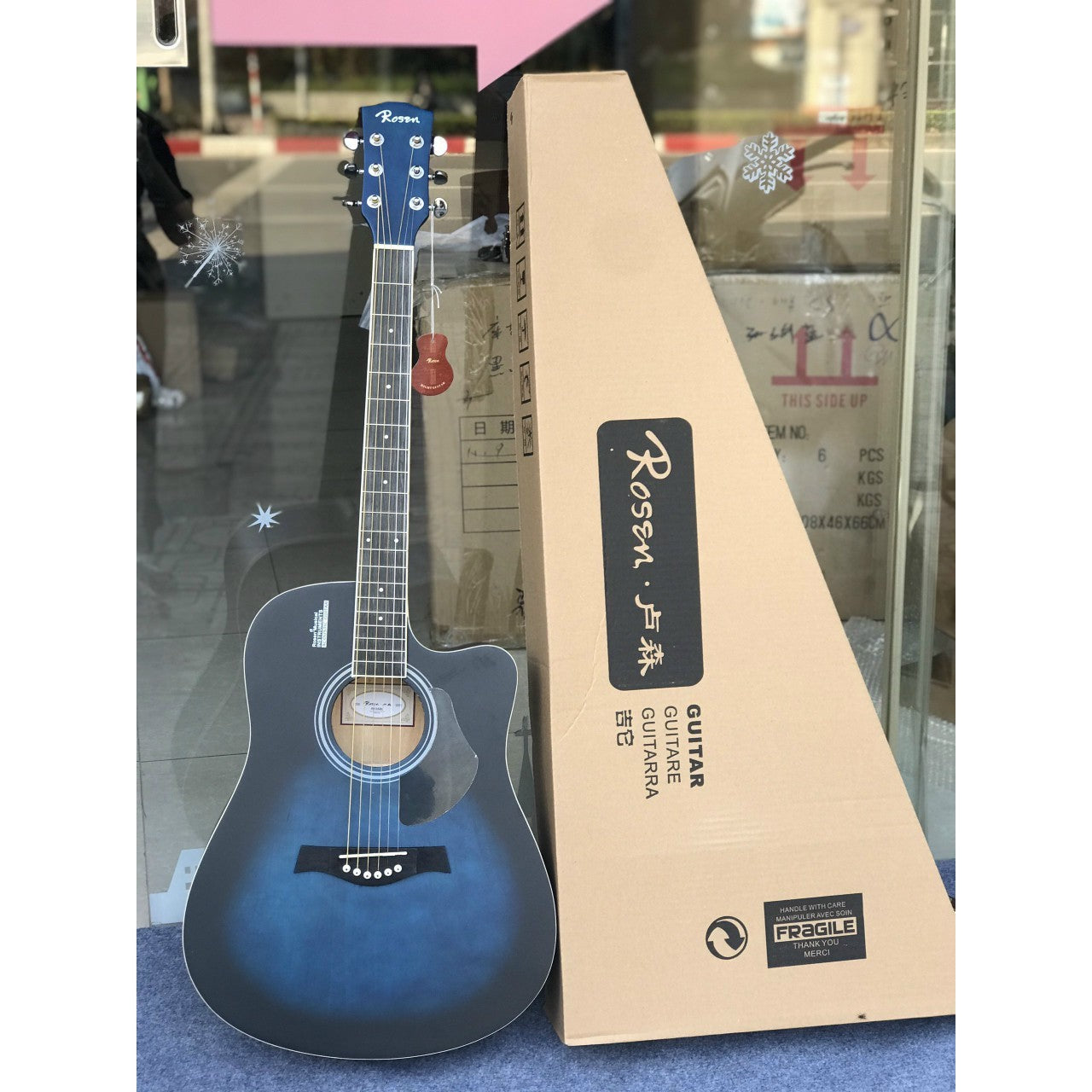 Đàn Guitar Acoustic Rosen R135 (Full phụ kiện) - Việt Music